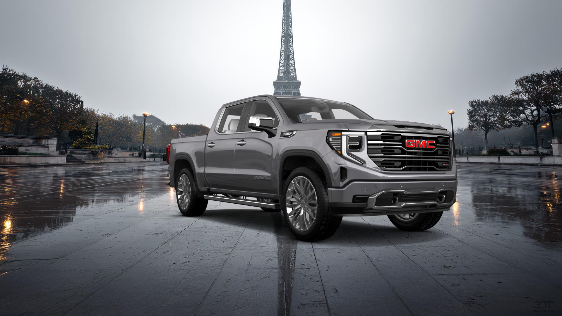 GMC Sierra 1500 Crew Cab 5.8 ft box 4 Door pickup truck 2023 tuning
