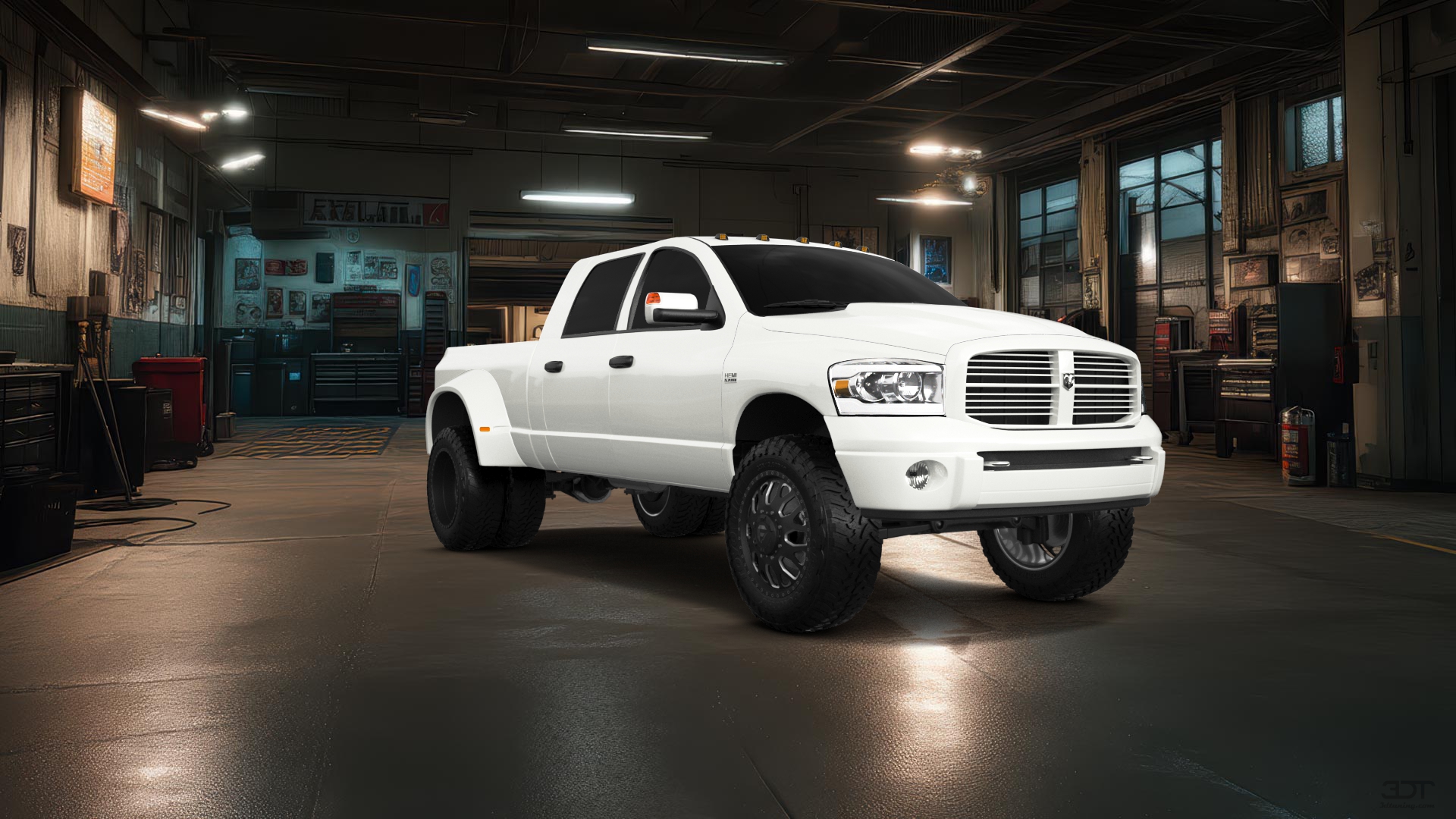 Dodge Ram 3500 Dually 4 Door pickup truck 2007 tuning