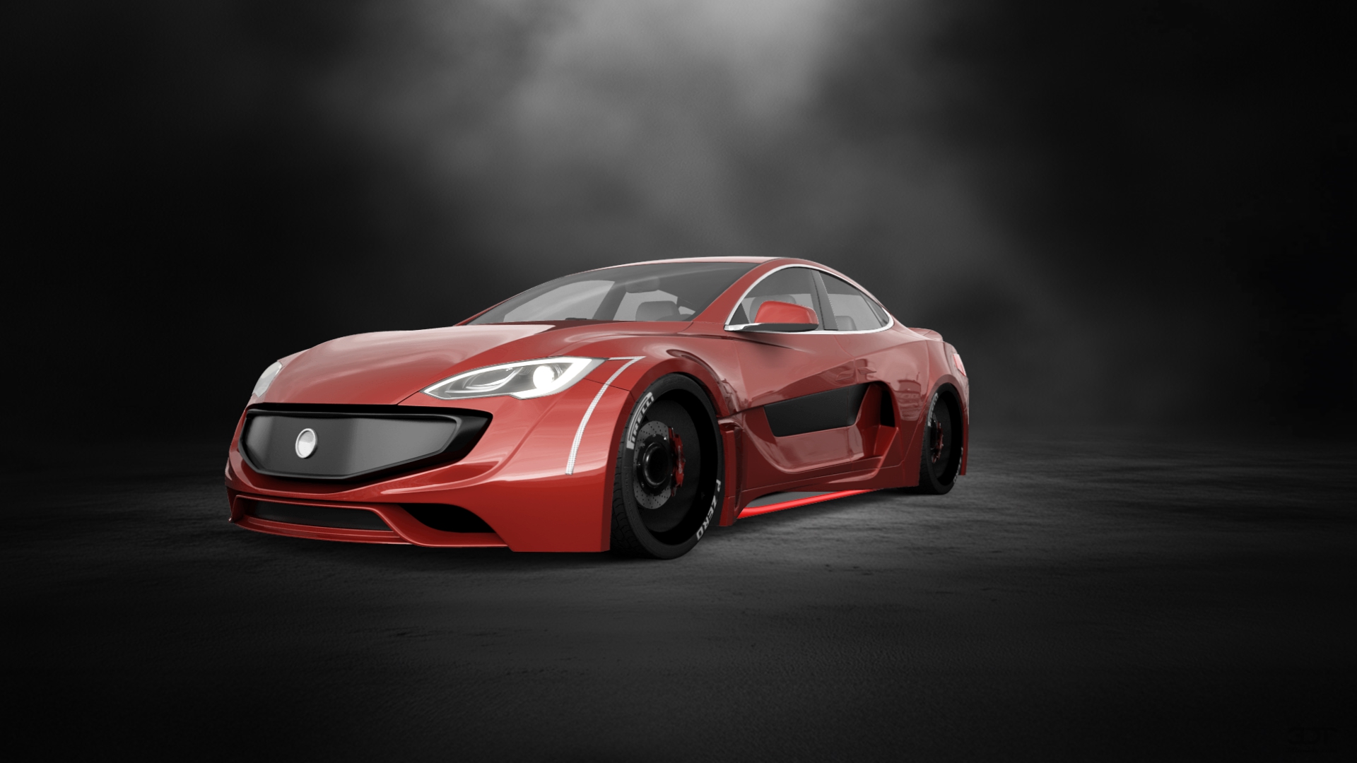 Tesla Model S 5 Door Liftback 2013 tuning