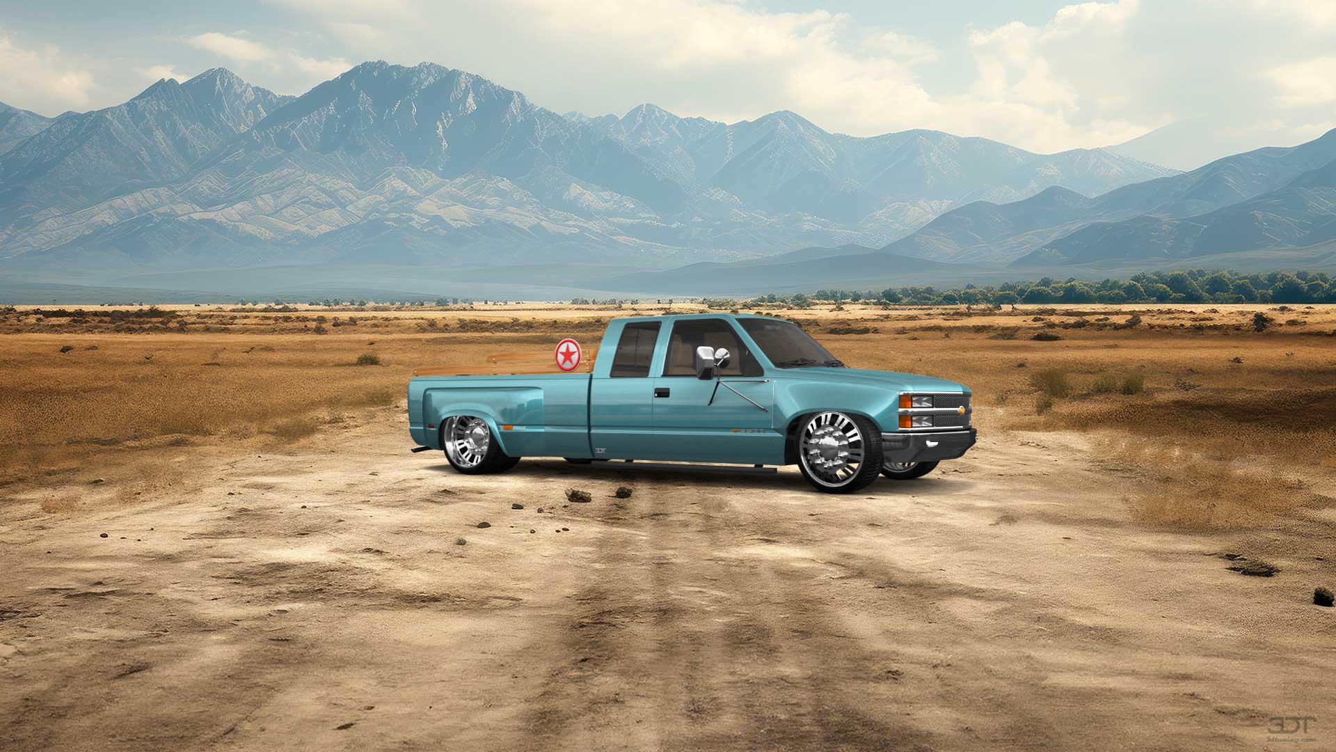 Chevrolet K3500 Extended Cab Pickup Truck 1988