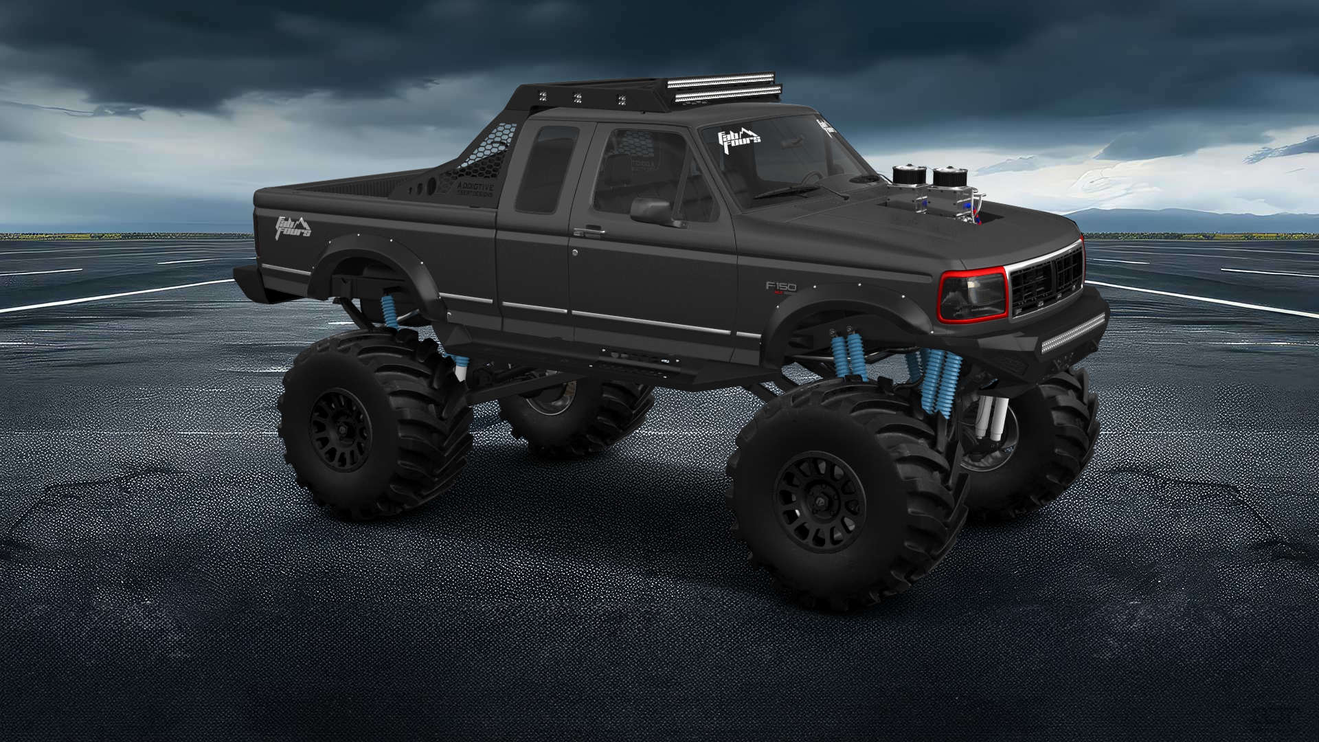 Ford F-150 SuperCab 2 Door pickup truck 1993 tuning