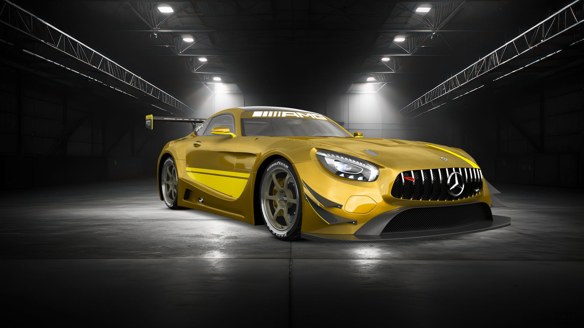 Mercedes AMG GT 2 door fastback coupe 2015 tuning