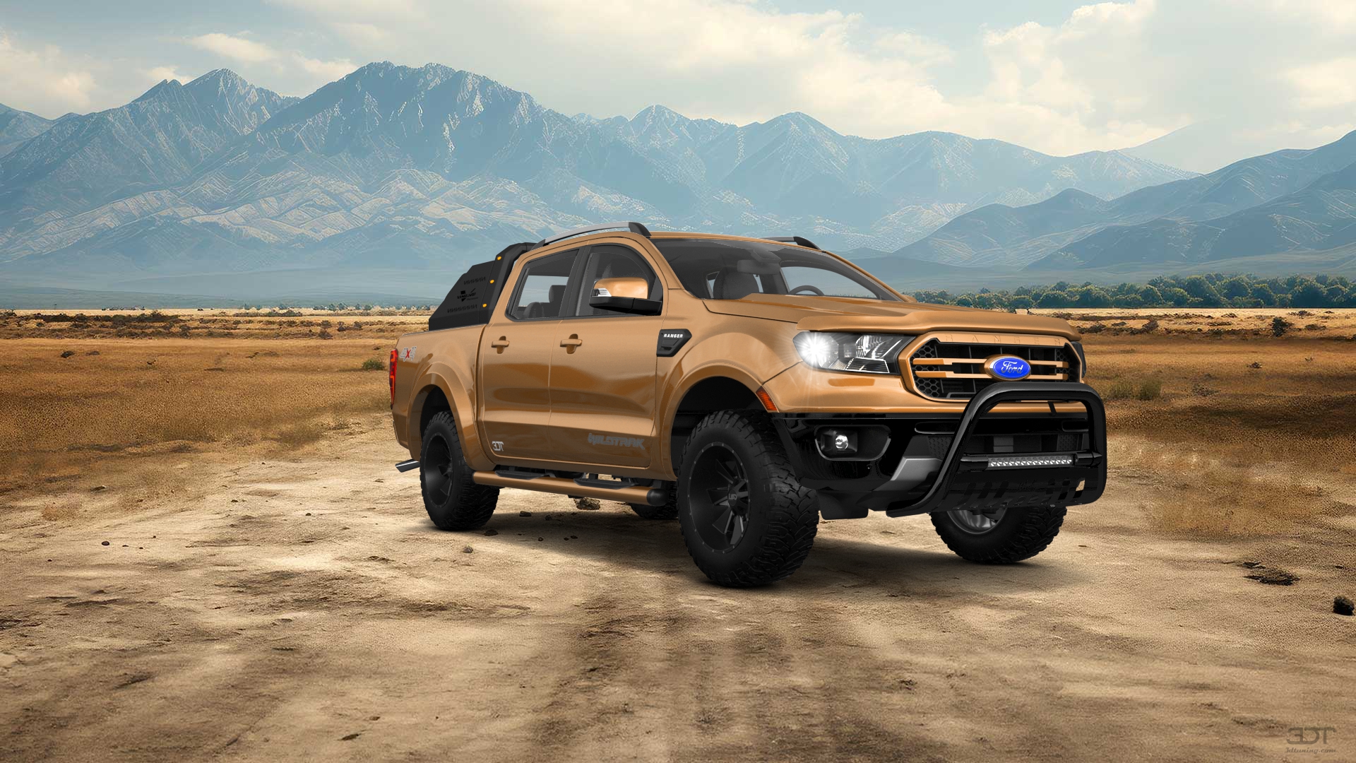 Ford Ranger 4 Door pickup truck 2019 tuning