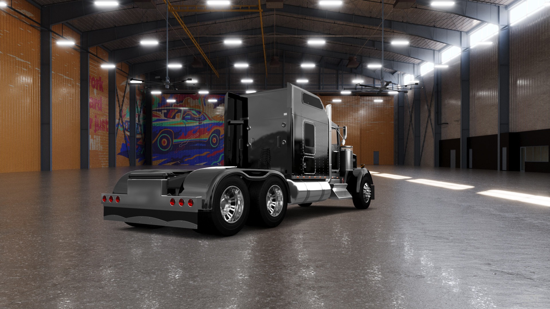 Kenworth W900 Sleeper Cab Truck 2015