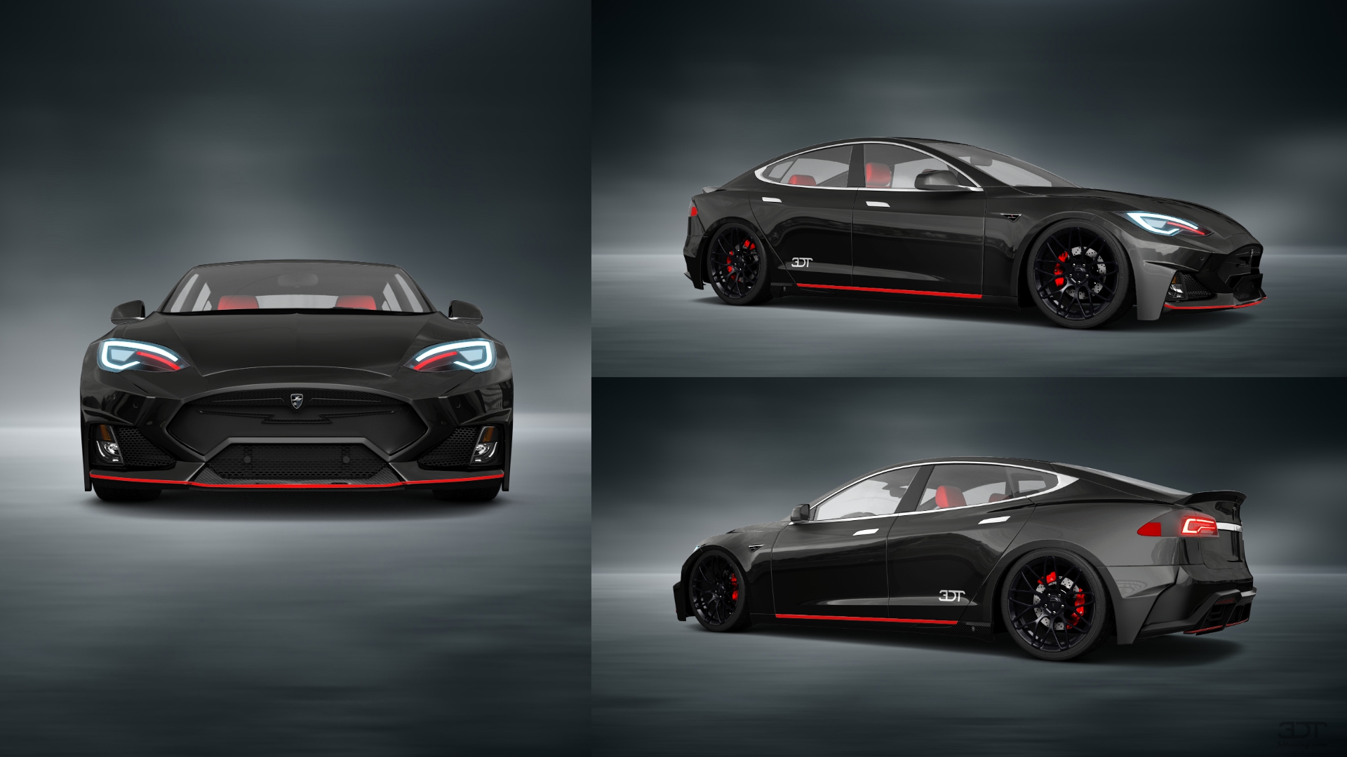 Tesla Model S 5 Door Liftback 2013 tuning