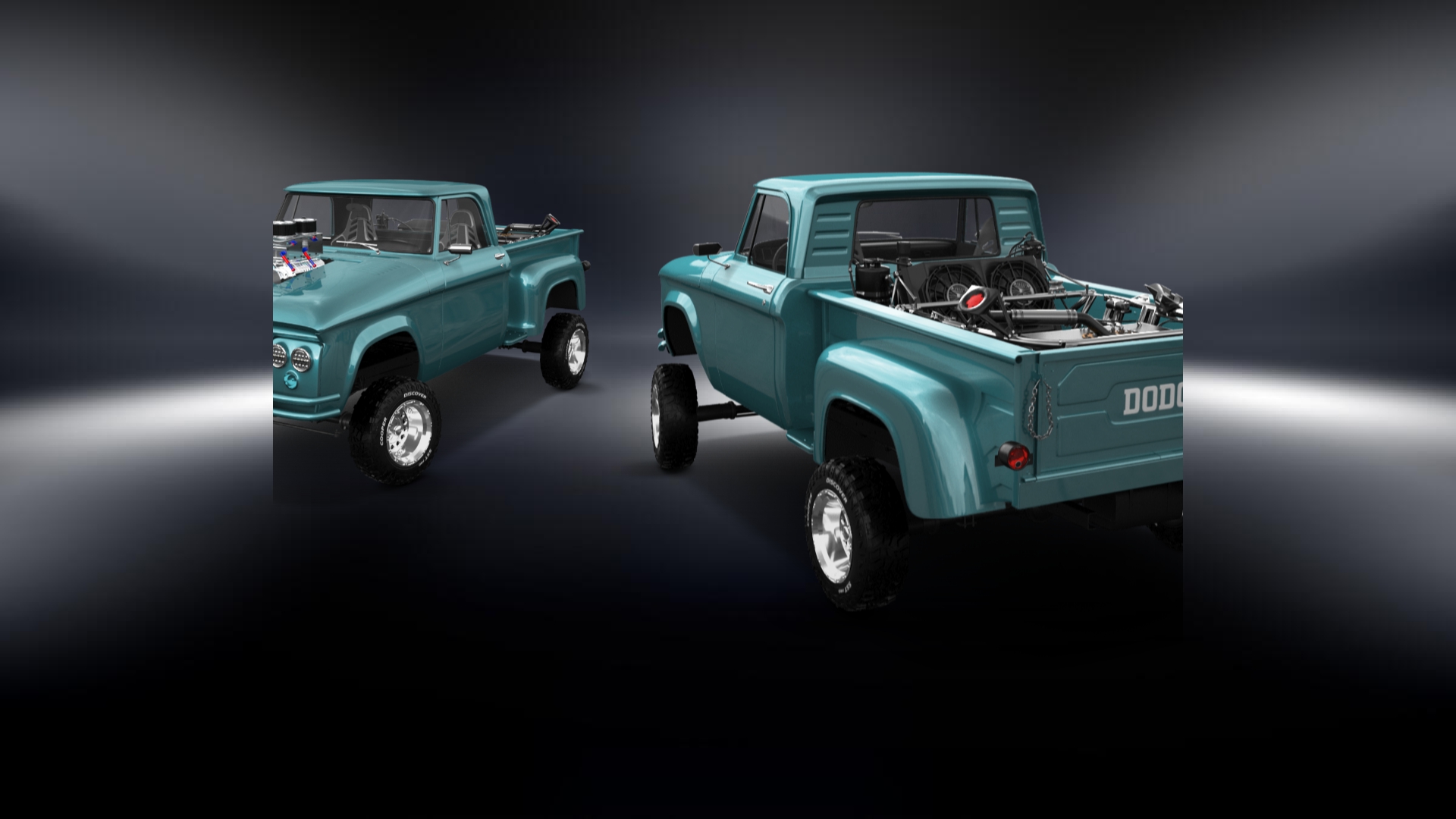 Dodge D-100 Stepside 2 Door pickup truck 1961