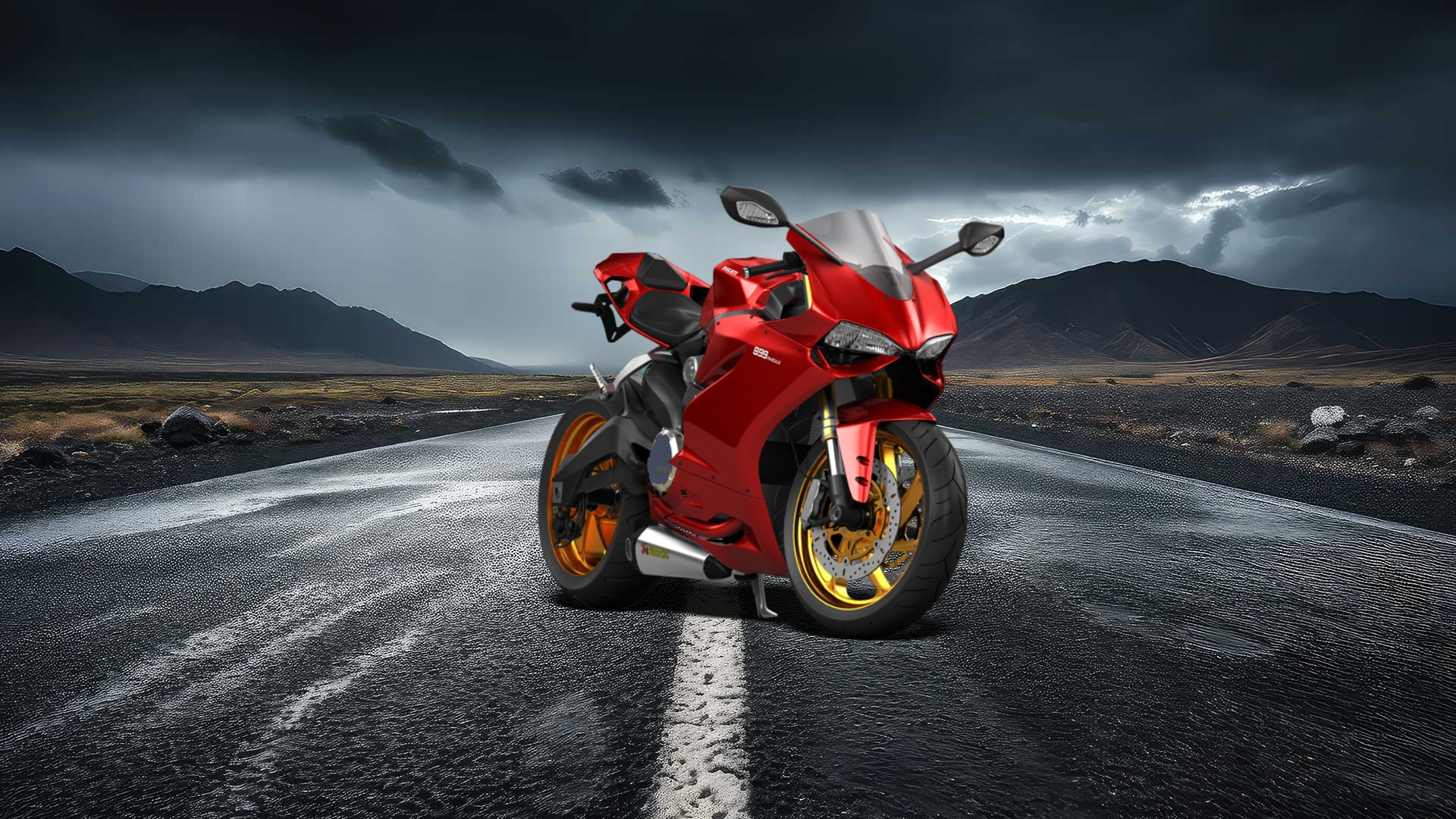 Ducati 899 Panigale Sport Bike 2015