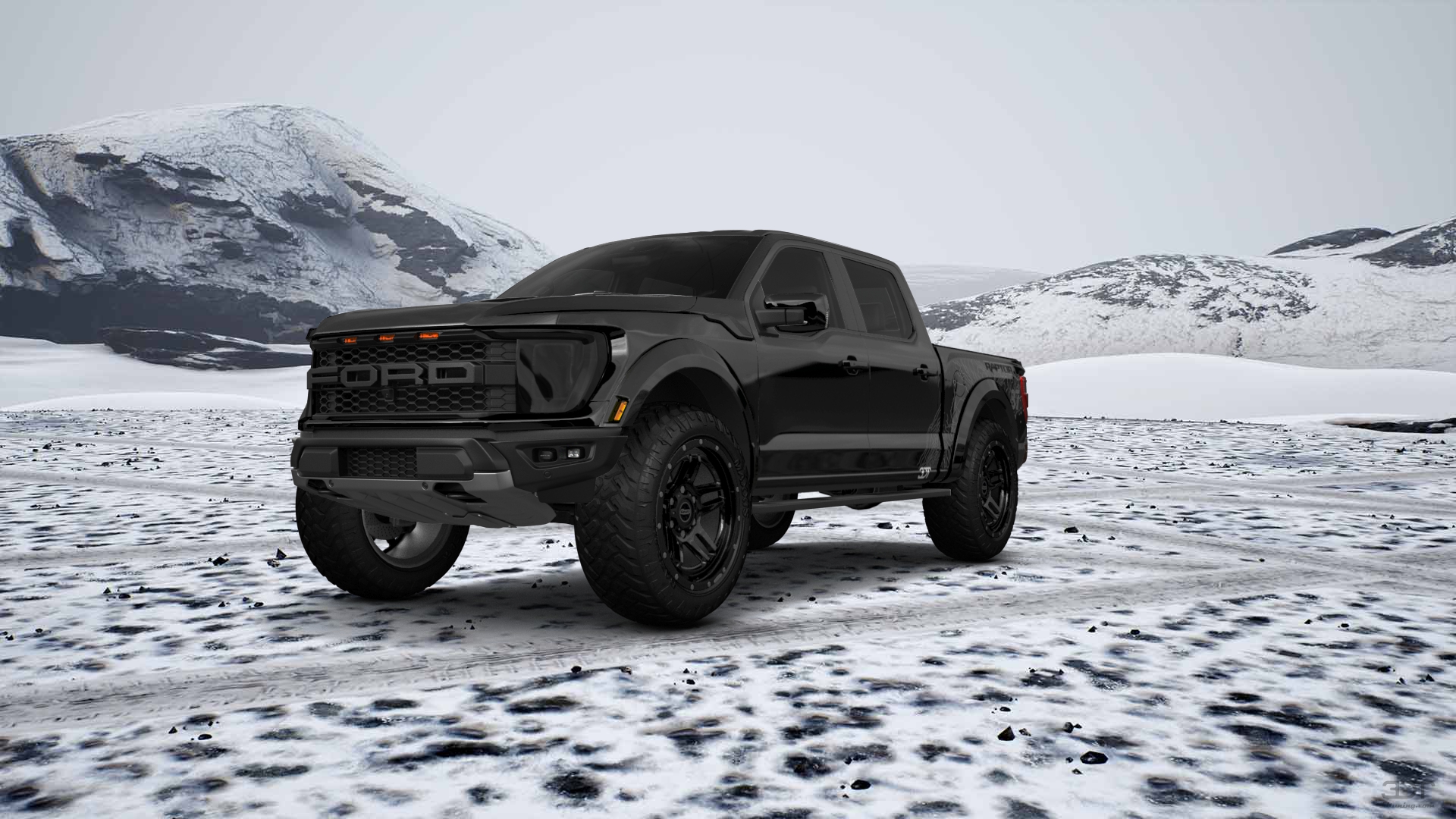 Ford F-150 Raptor 4 Door pickup truck 2021