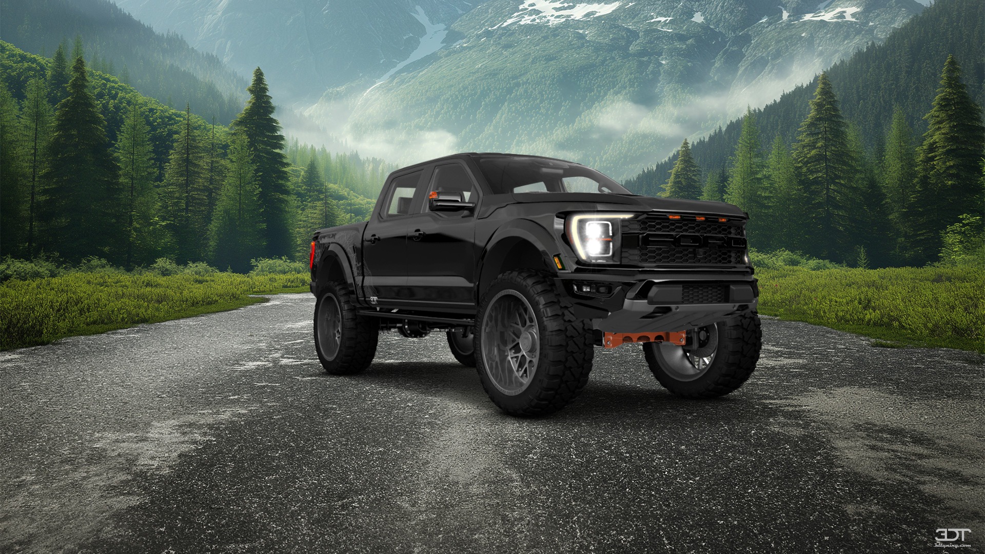 Ford F-150 Raptor 4 Door pickup truck 2021