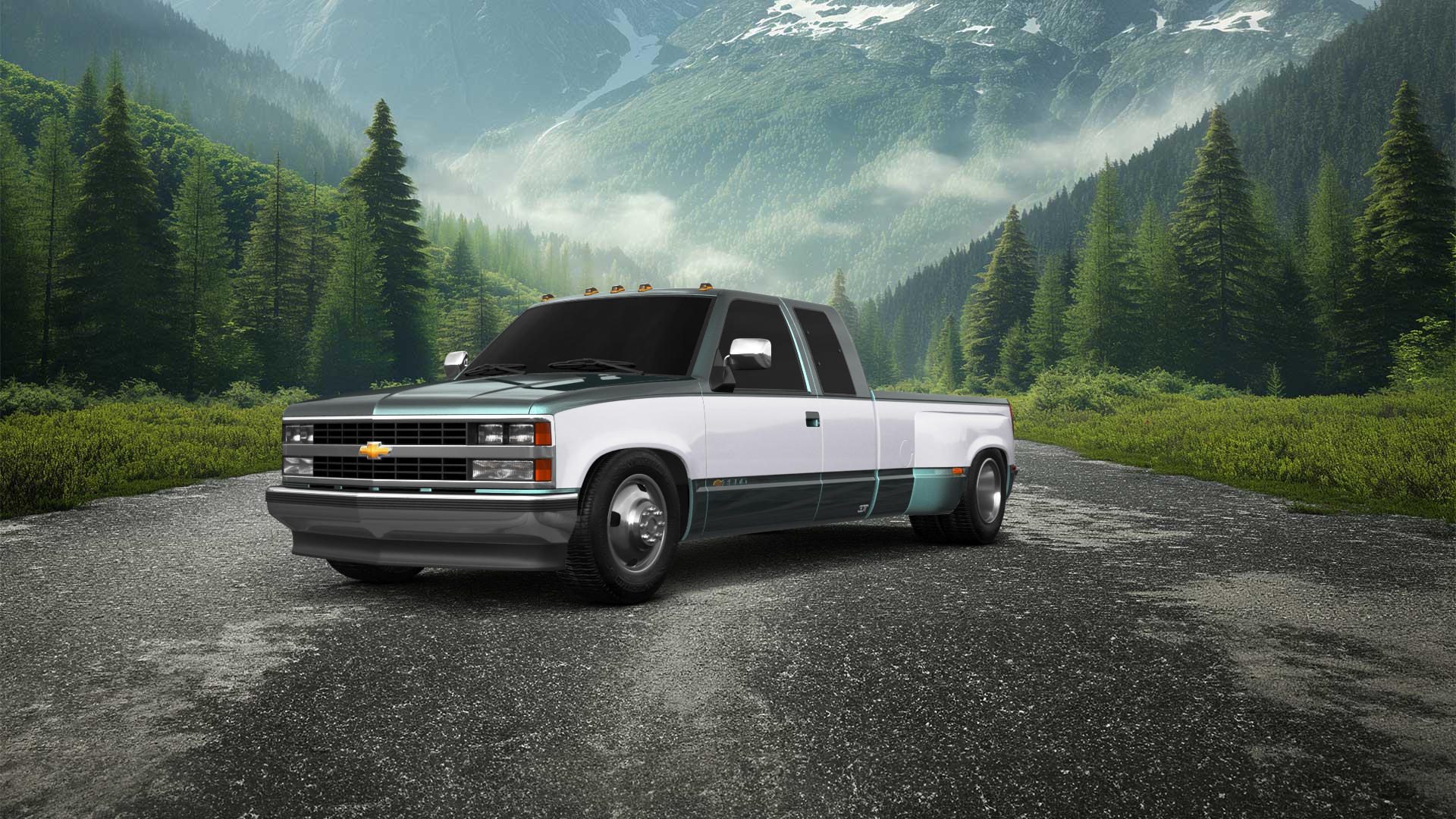 Chevrolet K3500 Extended Cab Pickup Truck 1988 tuning