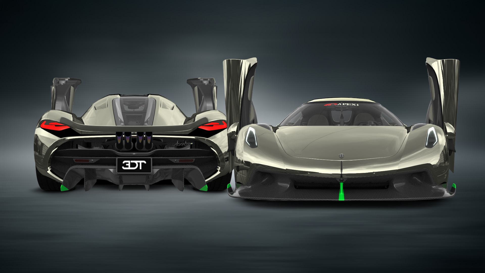 Koenigsegg Jesko 2 door targa top 2020