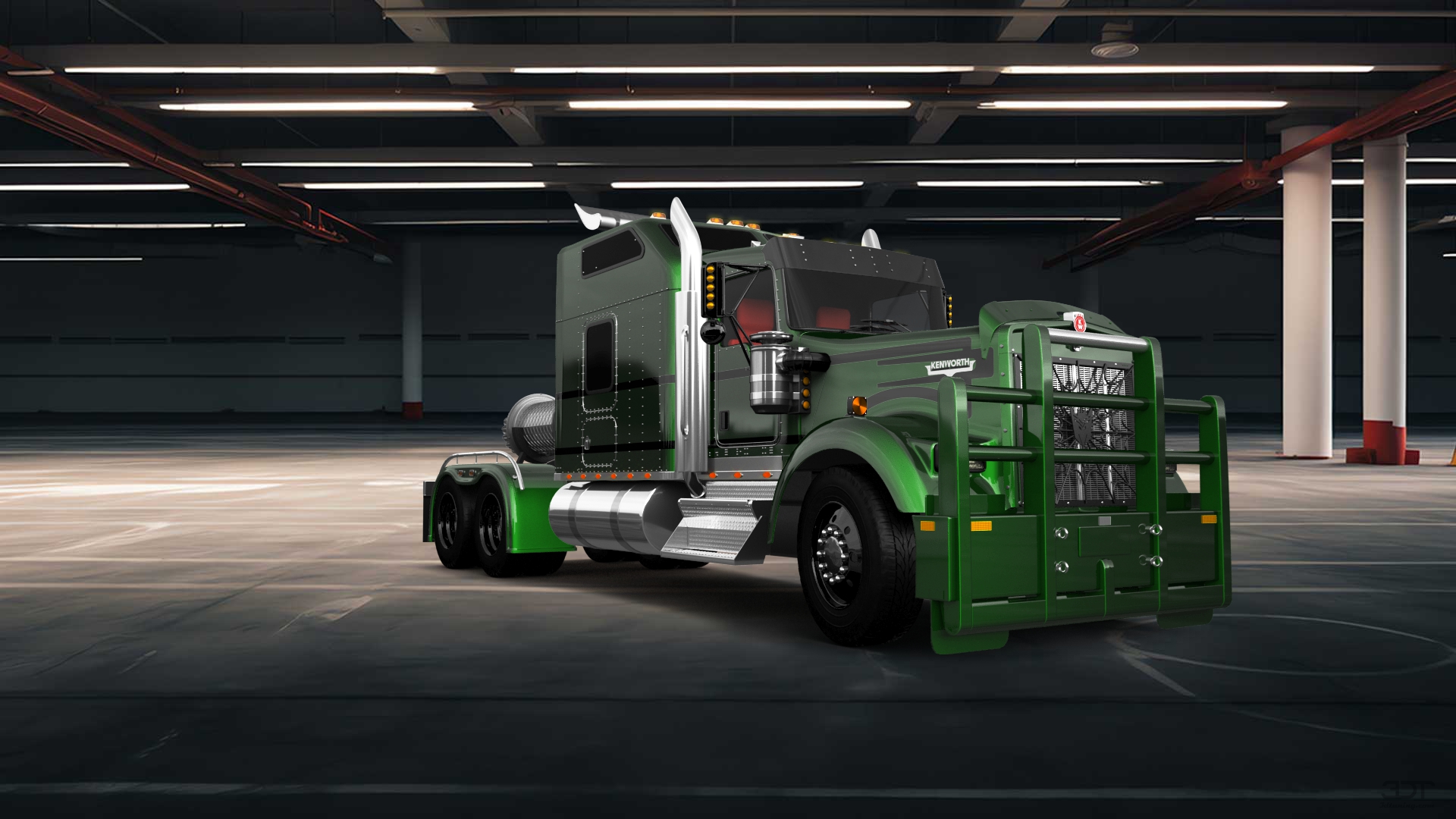 Kenworth W900 Sleeper Cab Truck 2015