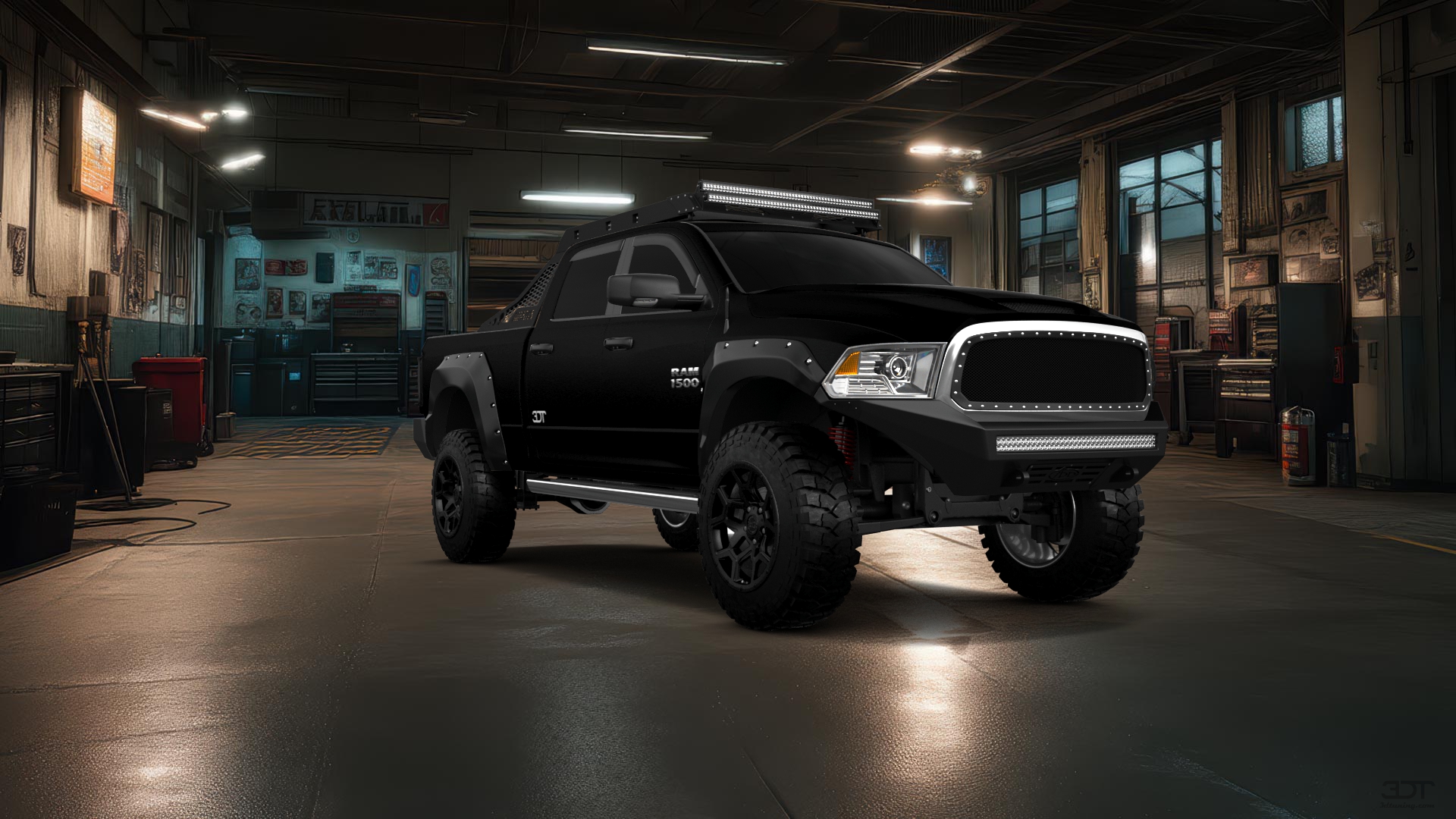 Dodge Ram 1500 6.4 ft box 4 Door pickup truck 2013 tuning