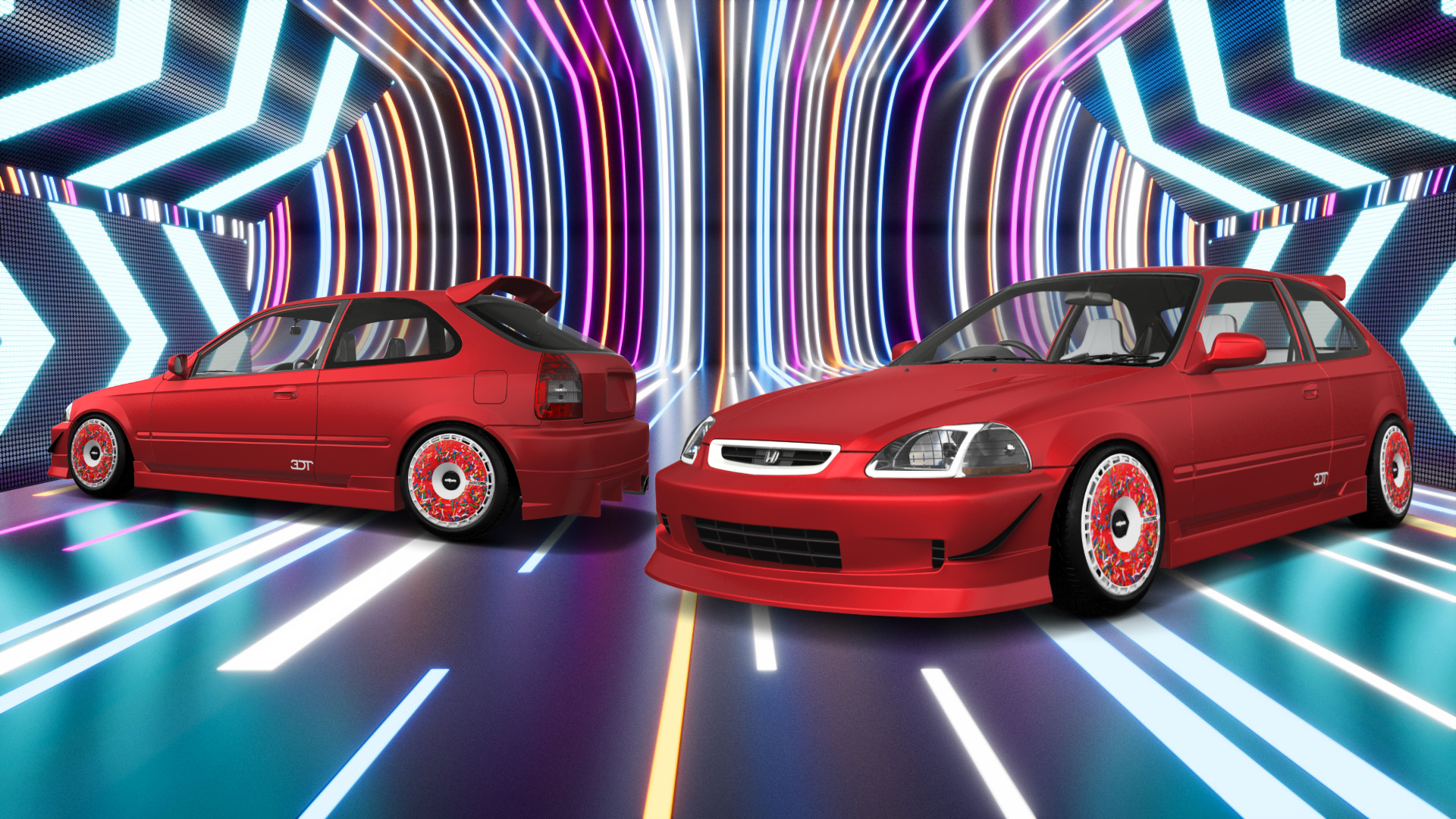 Honda Civic 3 Door Hatchback 1997 tuning