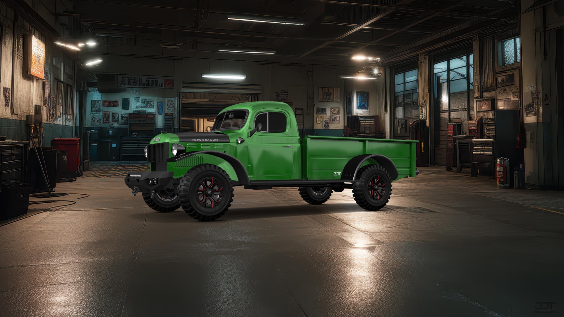 Dodge Power Wagon 2 Door pickup truck 1947 tuning