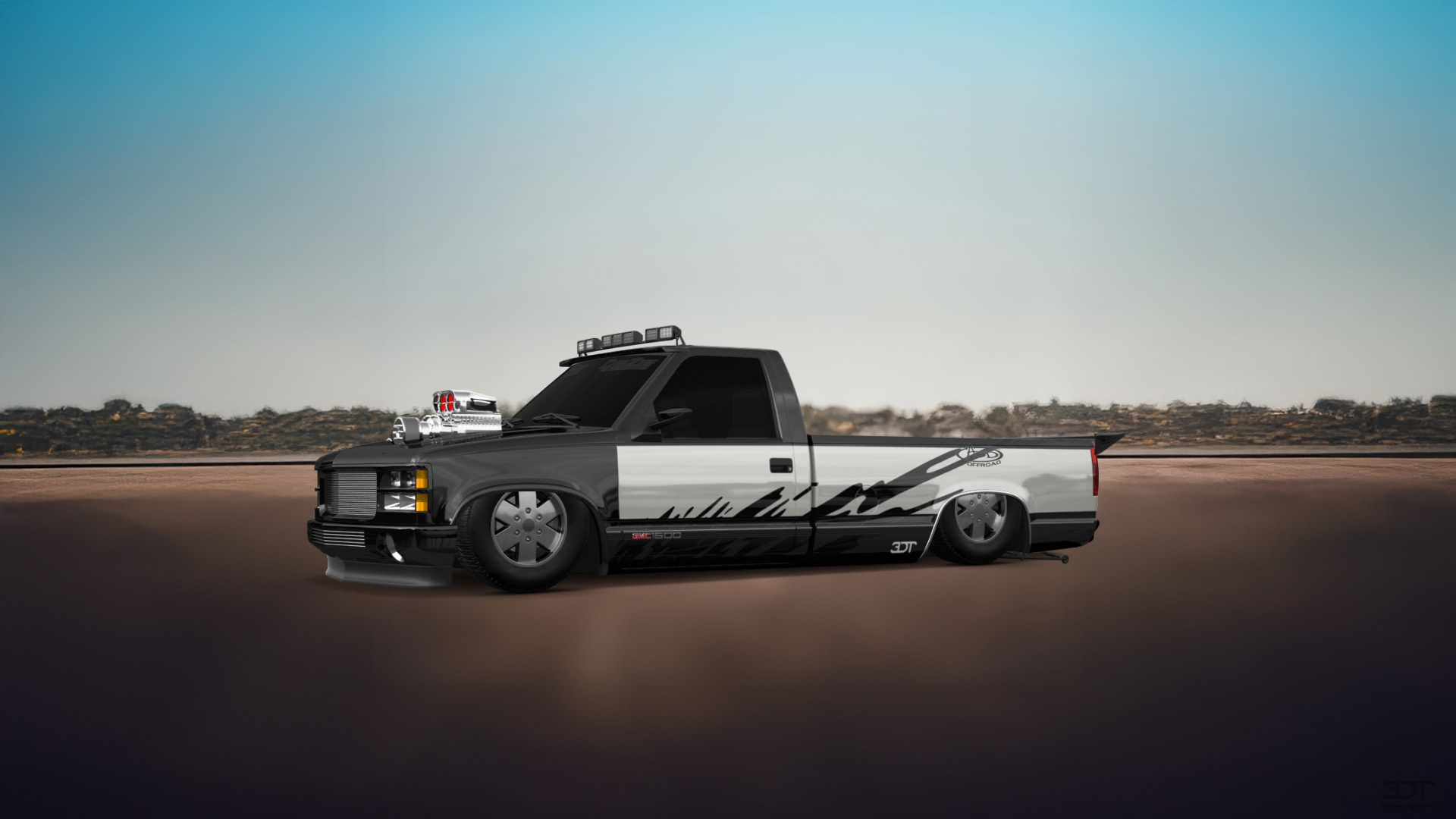 GMC Sierra 1500 2 Door pickup truck 1988 tuning