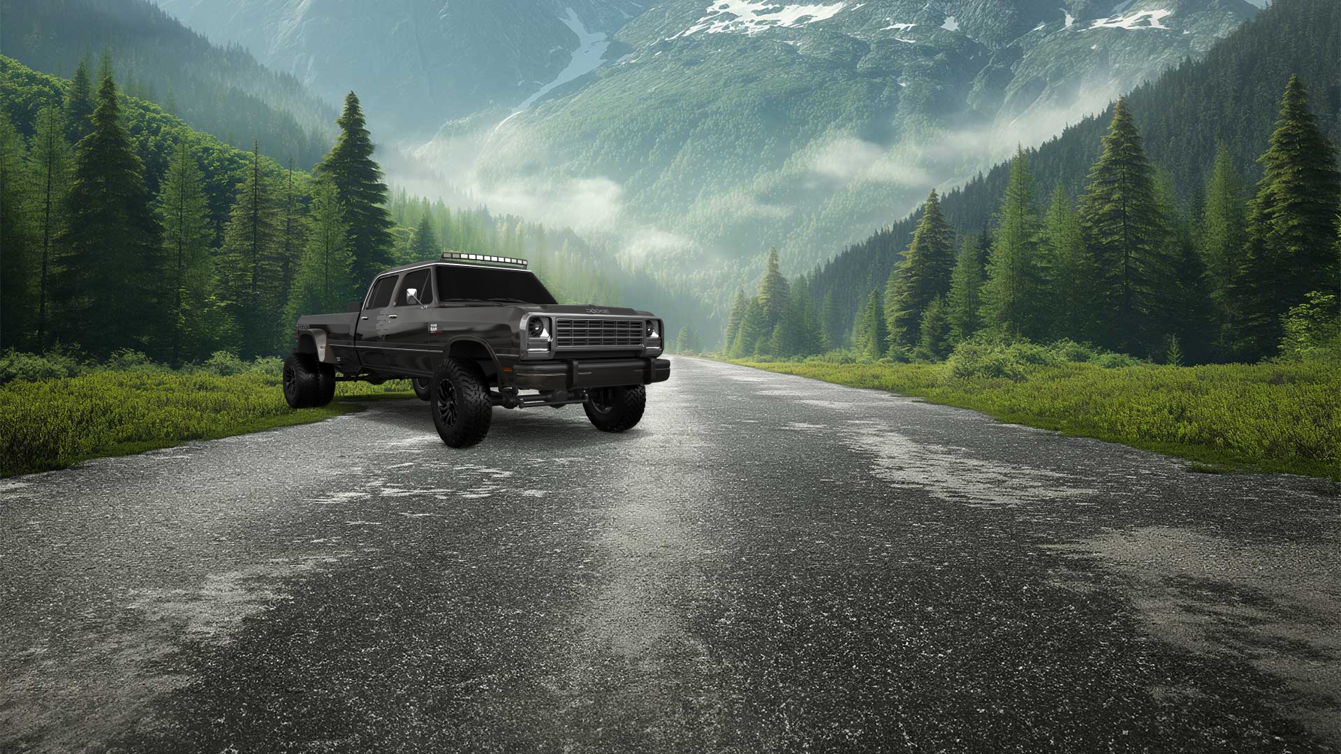 Dodge Ram 350 4 Door pickup truck 1991