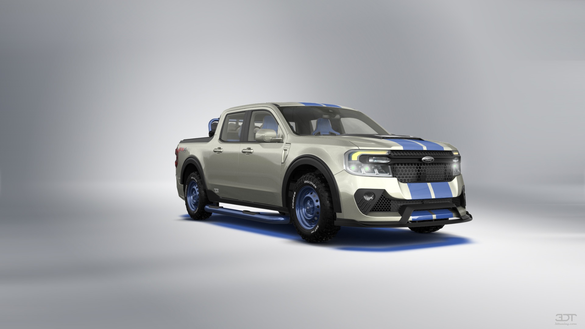 Ford Maverick 4 Door pickup truck 2022 tuning