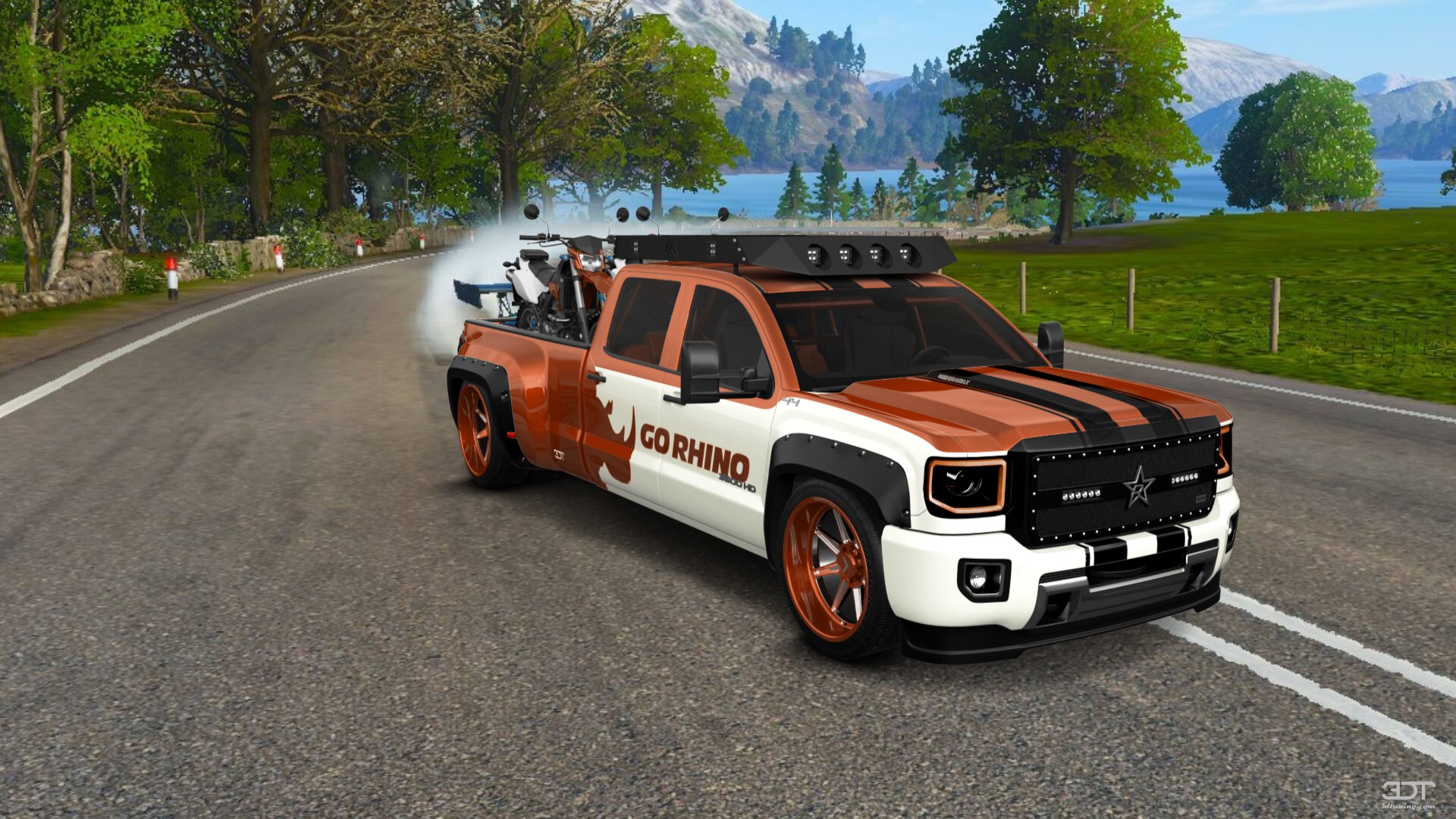 GMC Sierra 3500 HD Crew Cab 4 Door pickup truck 2015 tuning