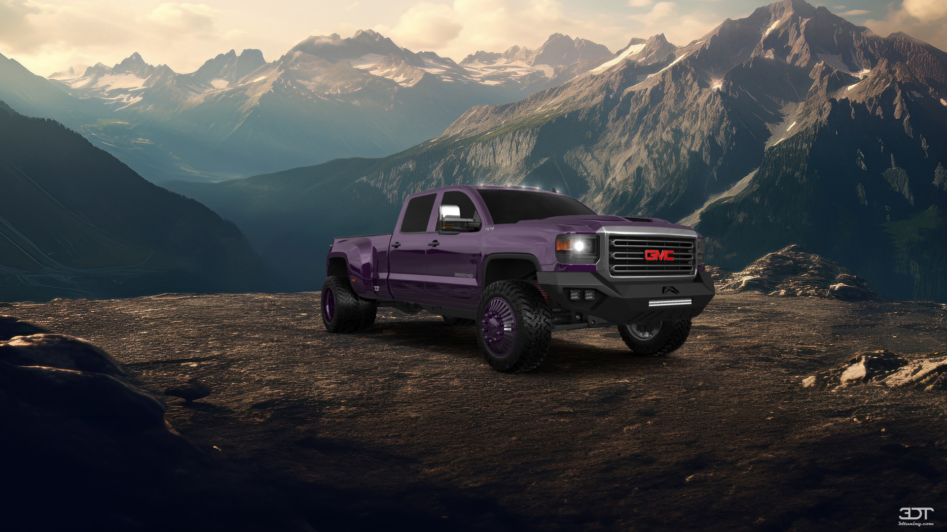 GMC Sierra 3500 HD Crew Cab 4 Door pickup truck 2015 tuning