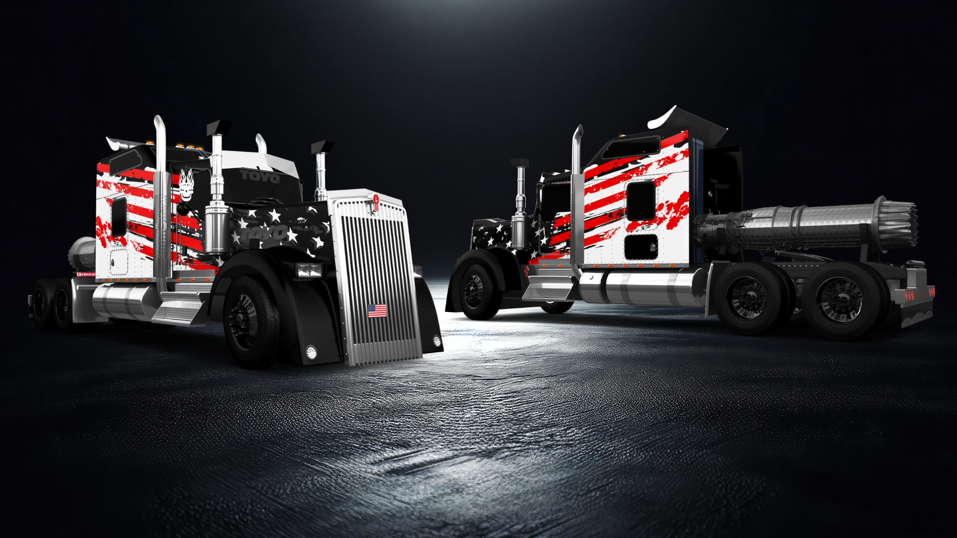 Kenworth W900 Sleeper Cab Truck 2015 Images