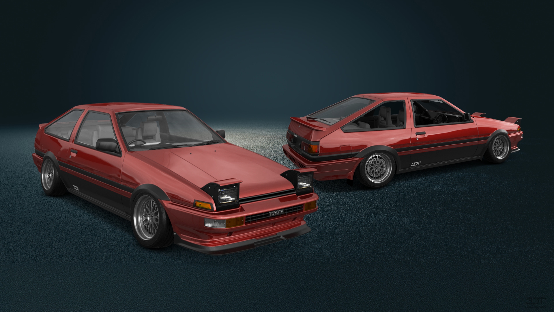 Toyota AE86 3 Door Hatchback 1985 tuning