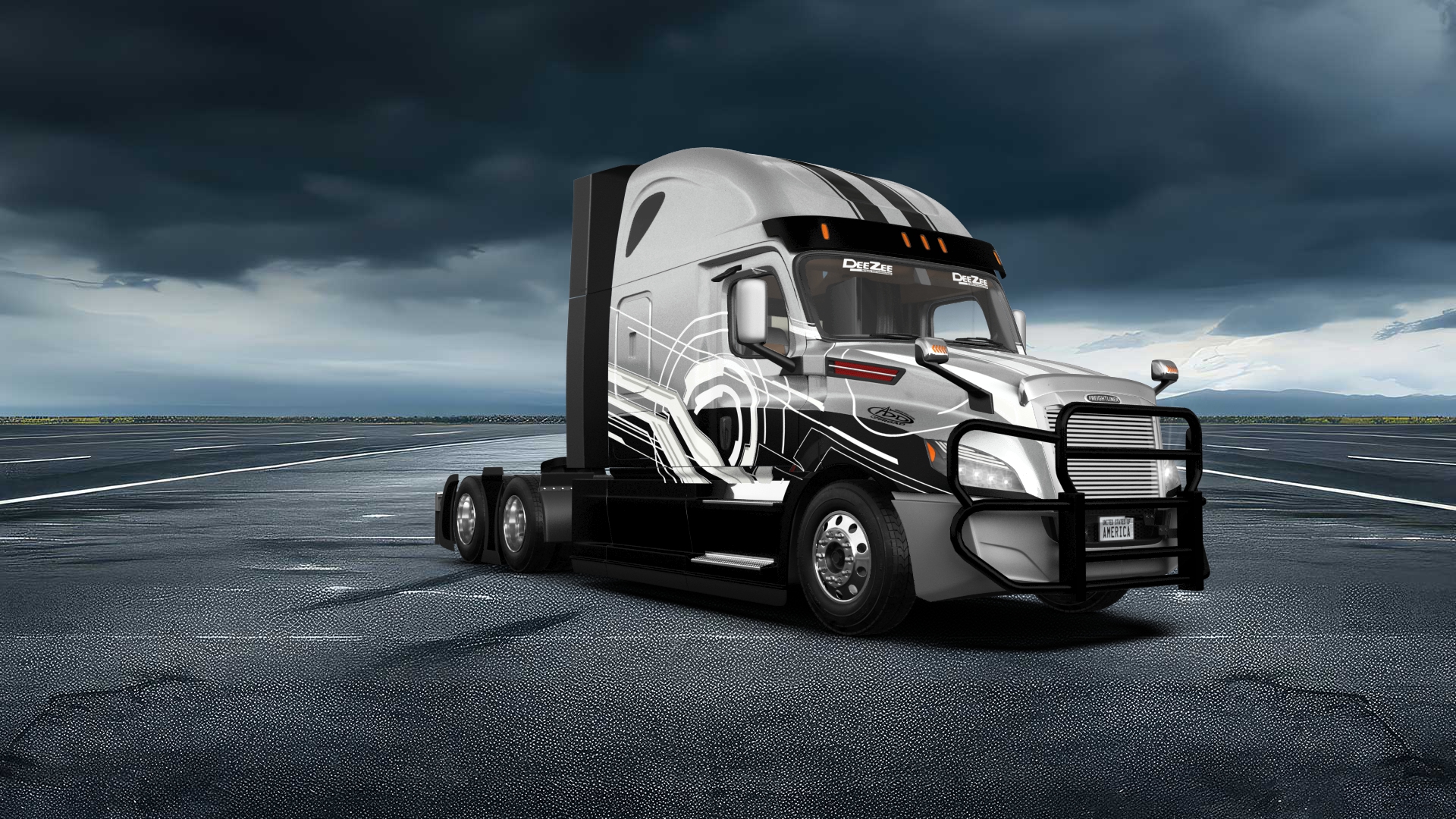 Freightliner Cascadia Sleeper Cab Truck 2018 tuning