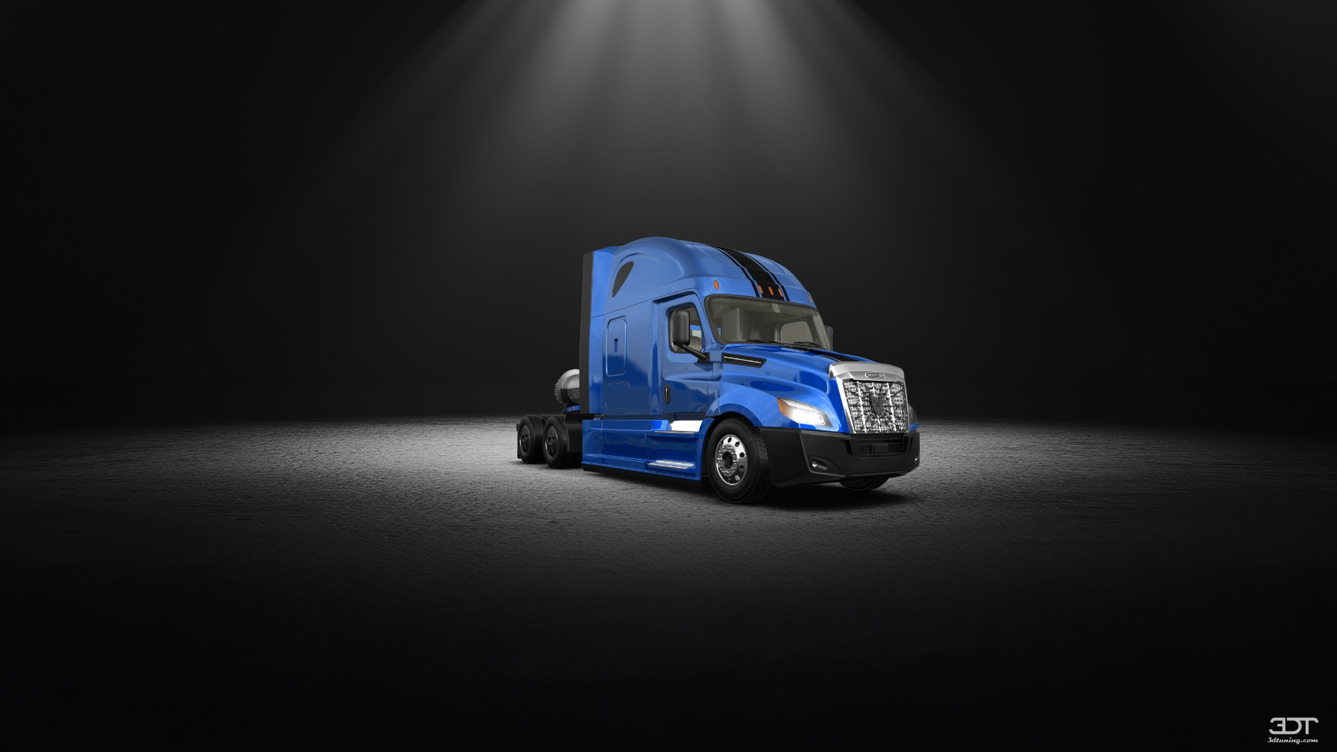 Tuning Freightliner Cascadia Sleeper Cab Truck 2018