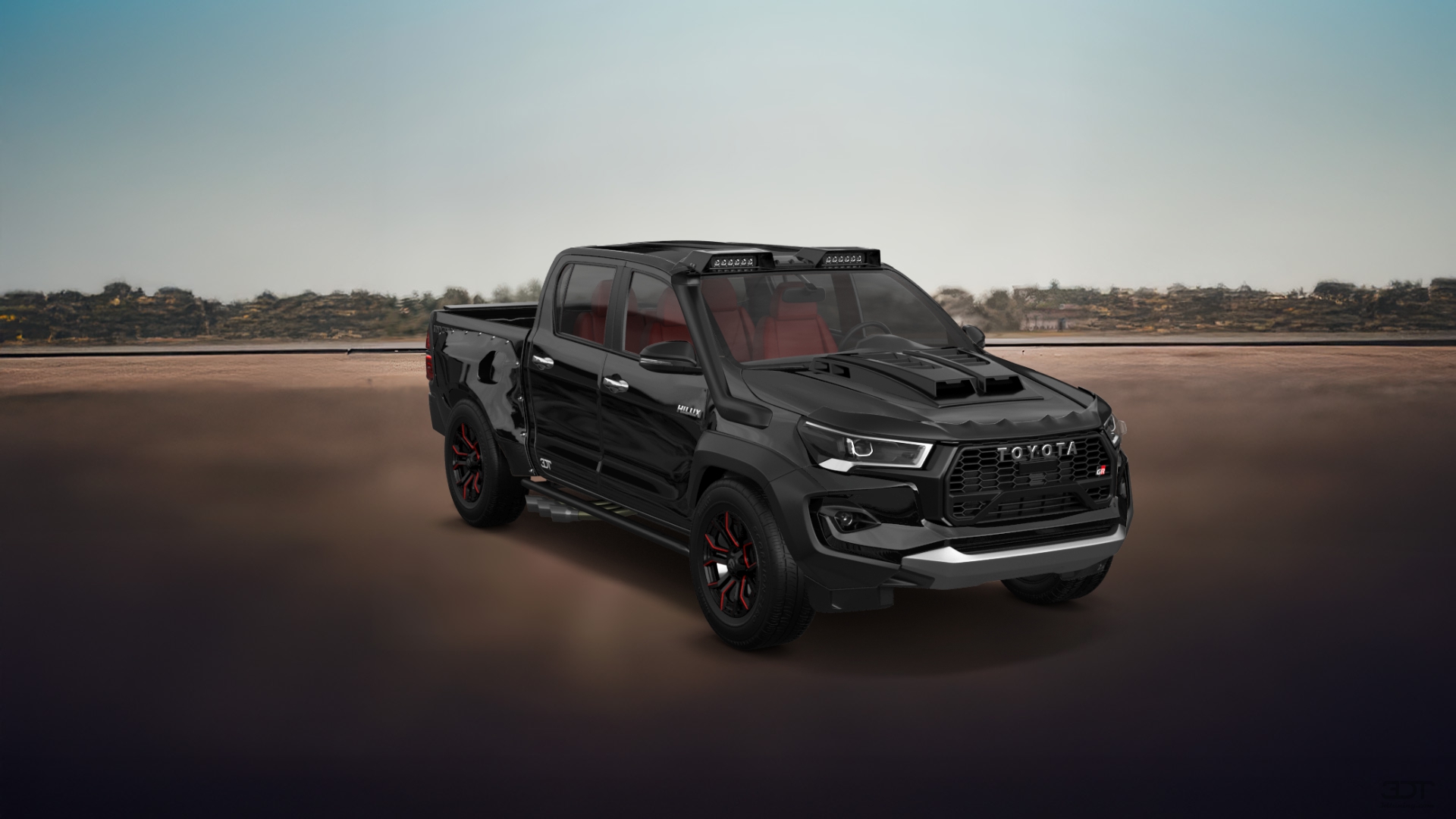 Toyota Hilux Double Cab 4 Door pickup truck 2015 tuning