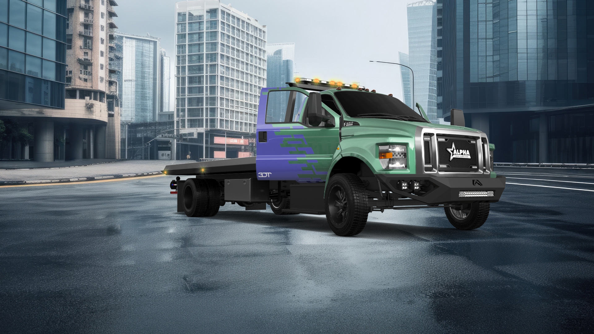 Ford F-650 Tow Truck Pickup 2016