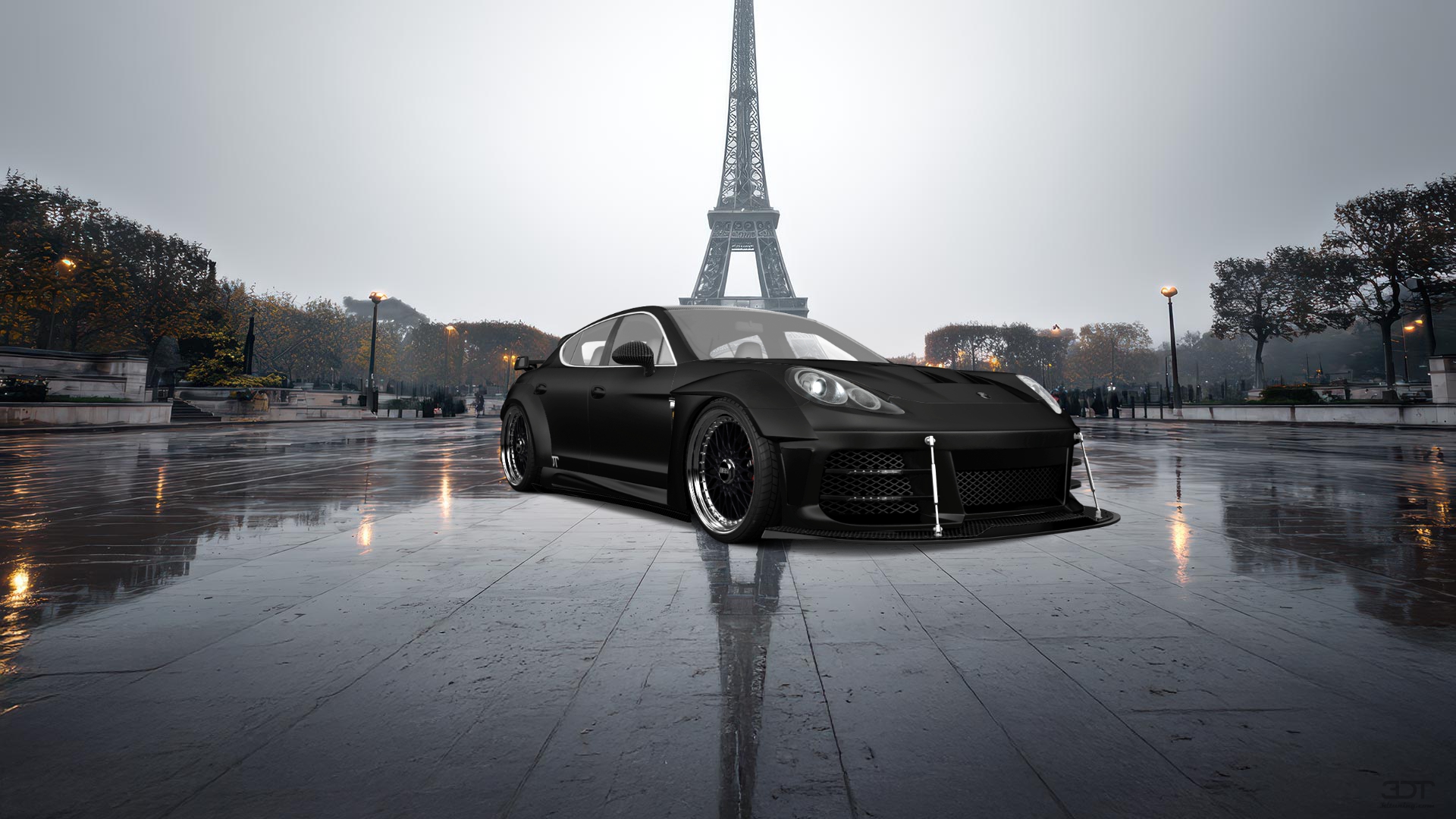 Porsche Panamera 4 door fastback saloon 2011 tuning