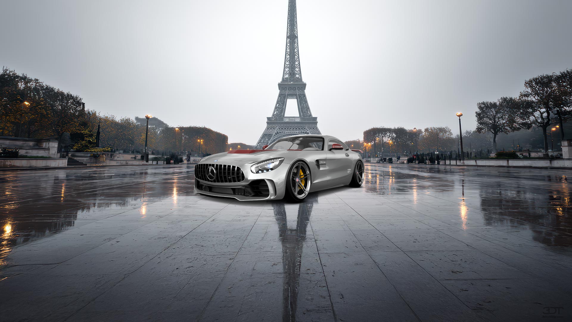 Mercedes AMG GT 2 door fastback coupe 2015 tuning