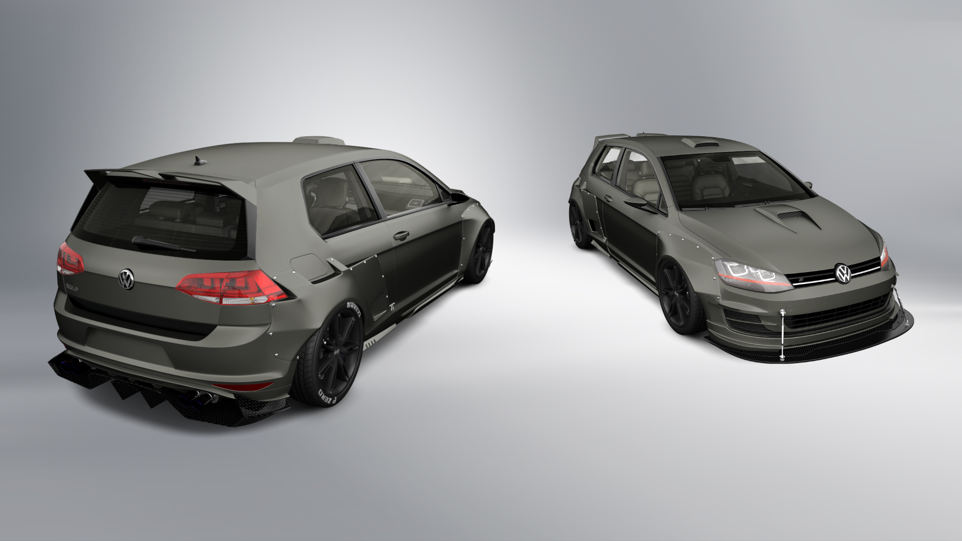 Volkswagen Golf 7 3 Door Hatchback 2013 tuning