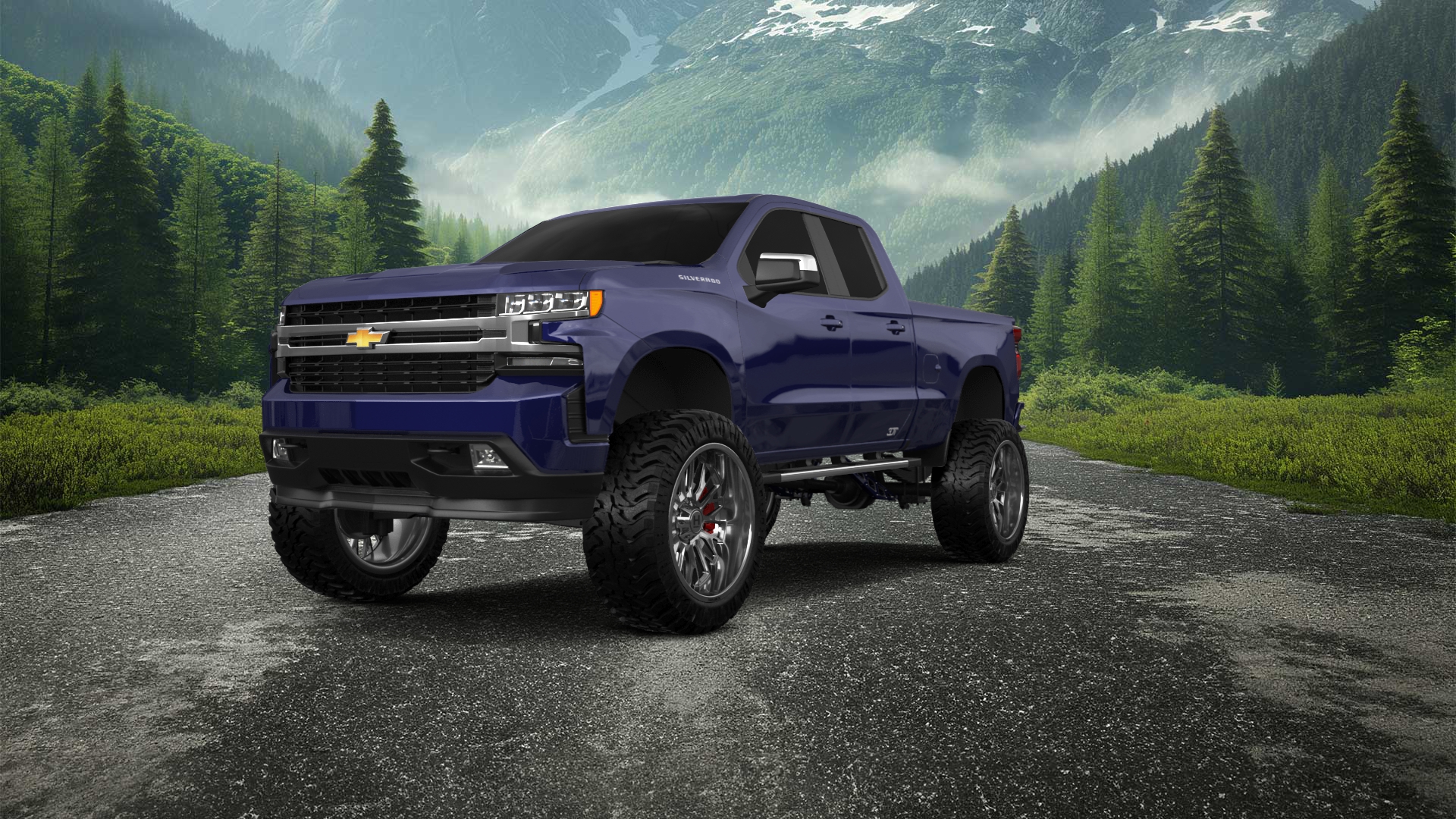 Chevrolet Silverado 1500 6.6 ft box 4 Door pickup truck 2021 tuning