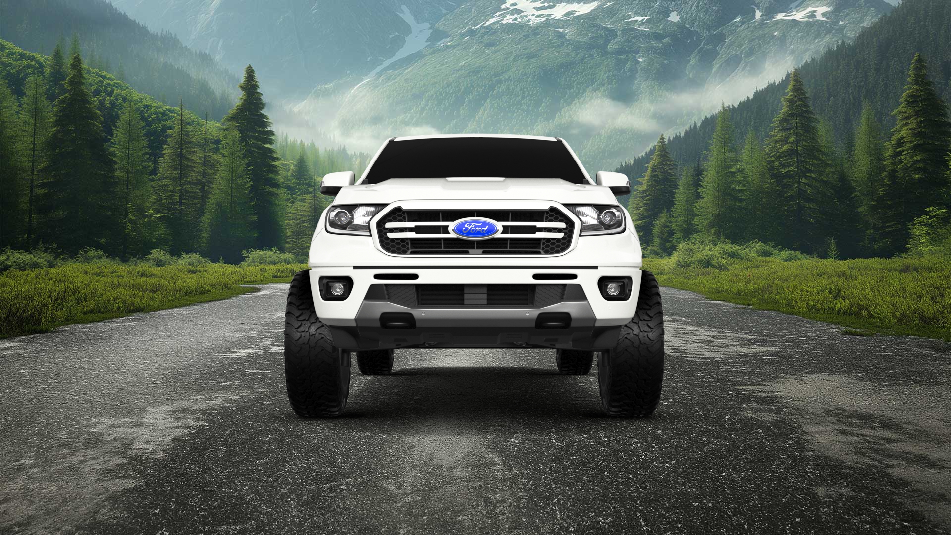 Ford Ranger 4 Door pickup truck 2019 Images