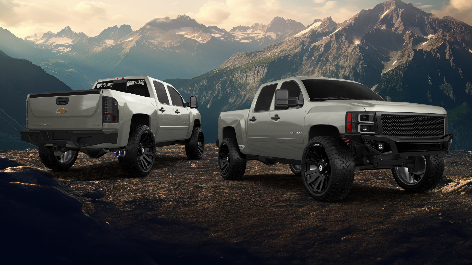 Chevrolet Silverado 1500 Crew Cab 4 Door pickup truck 2007