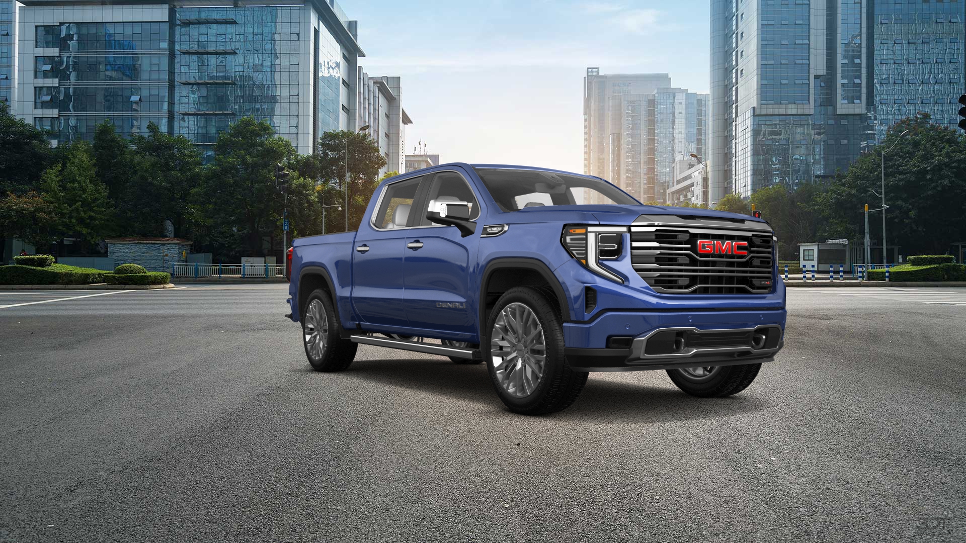 GMC Sierra 1500 Crew Cab 5.8 ft box 4 Door pickup truck 2023 tuning