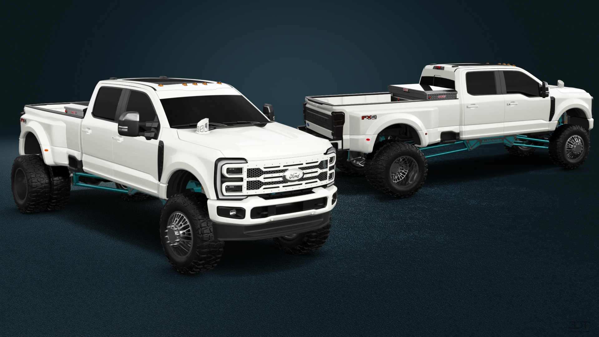 Ford F-350 DRW Crew Cab 4 Door pickup truck 2023 tuning