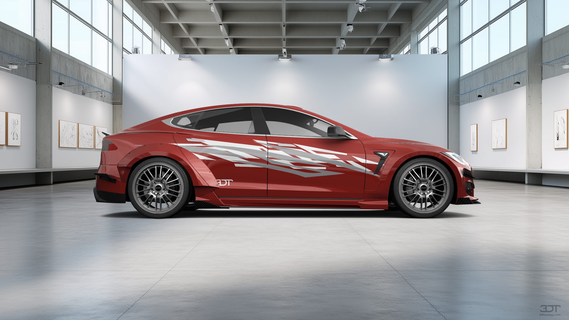 Tesla Model S 5 Door Liftback 2013 tuning