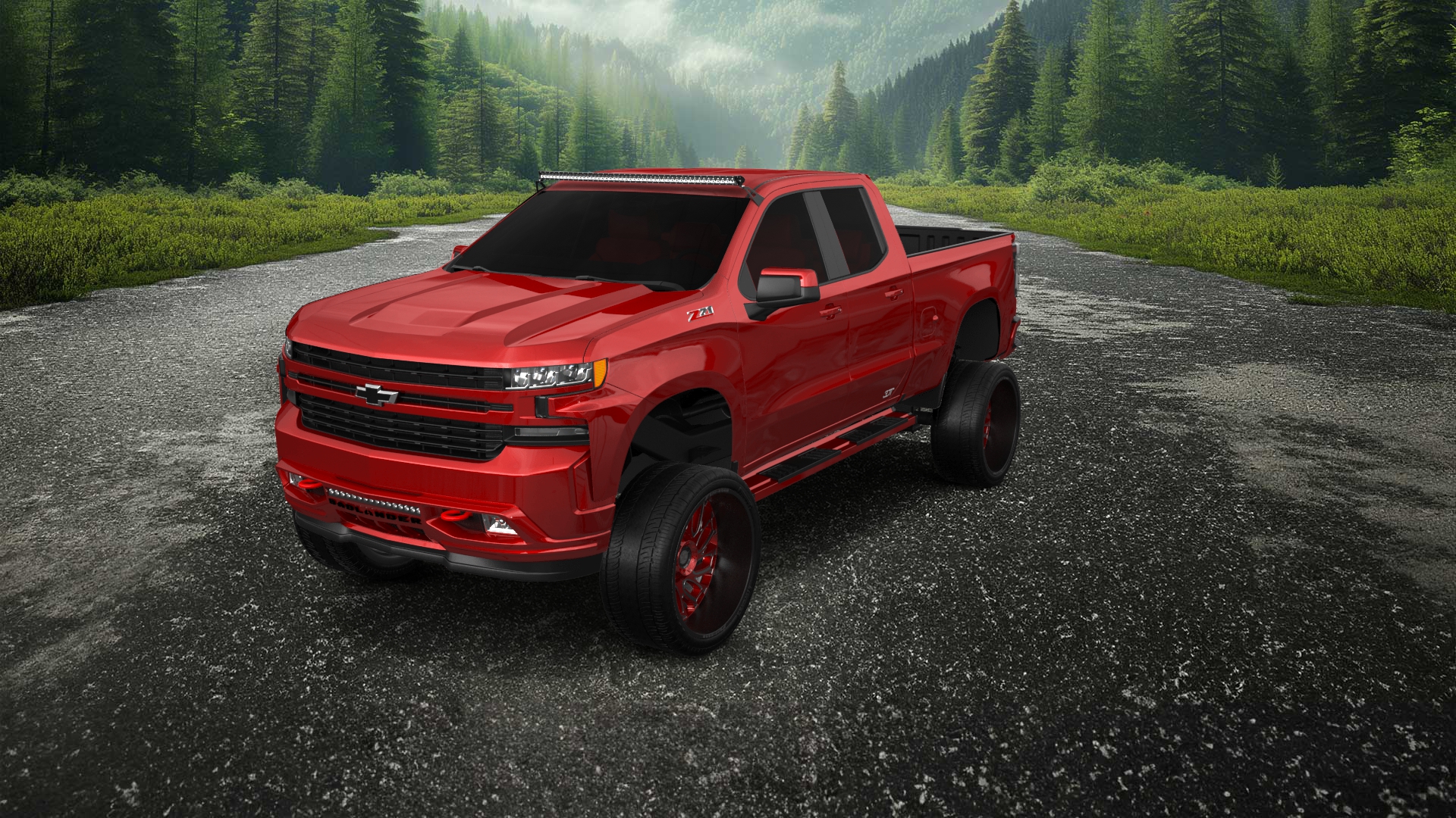 Chevrolet Silverado 1500 6.6 ft box 4 Door pickup truck 2021 tuning