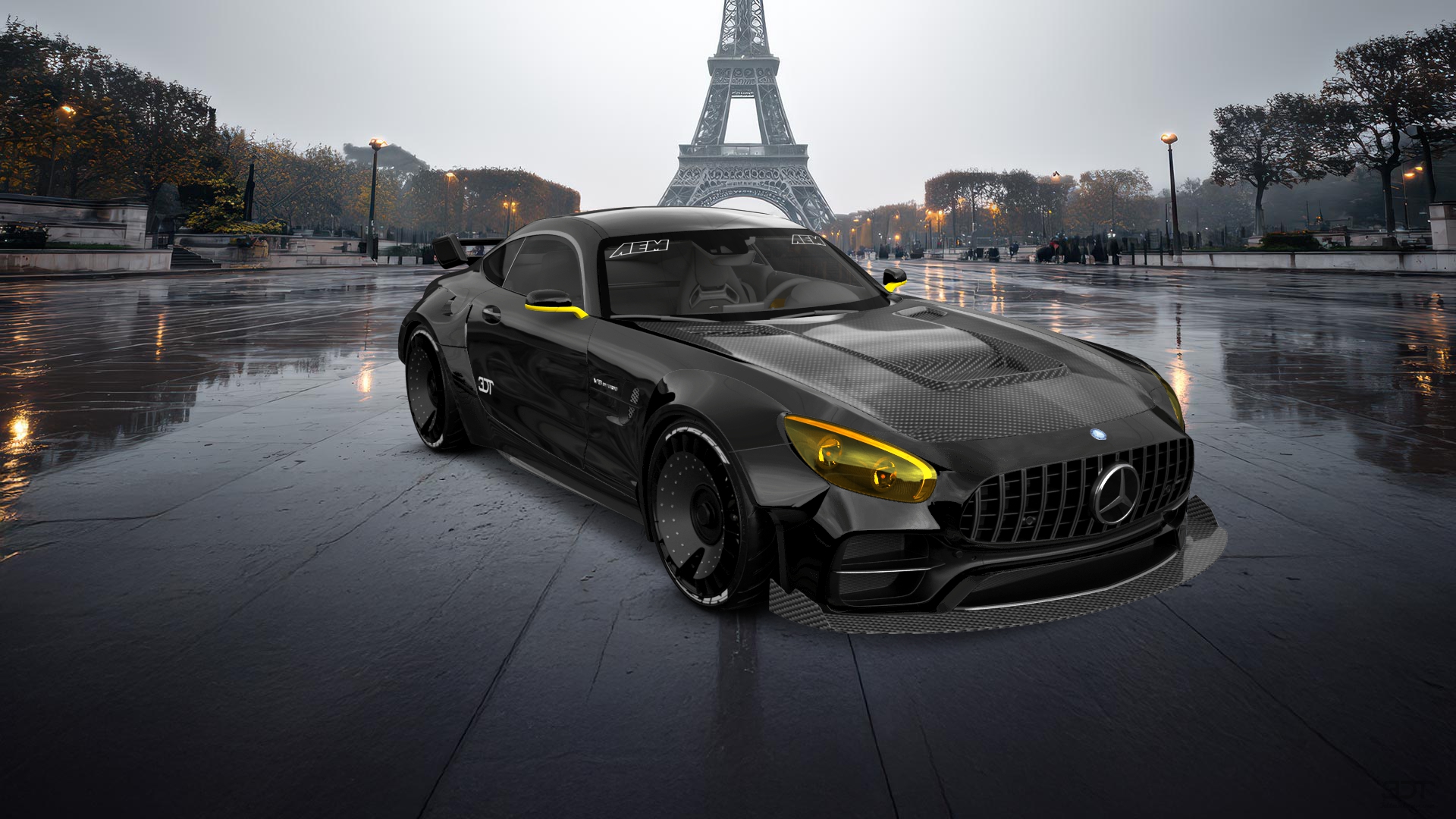 Mercedes AMG GT 2 door fastback coupe 2015 tuning