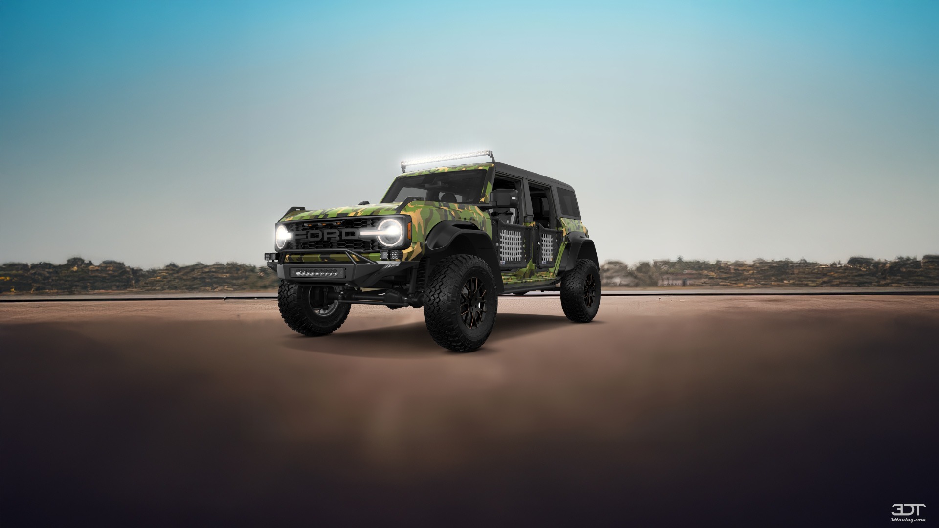 Ford Bronco Raptor 4 Door pickup truck 2022 tuning