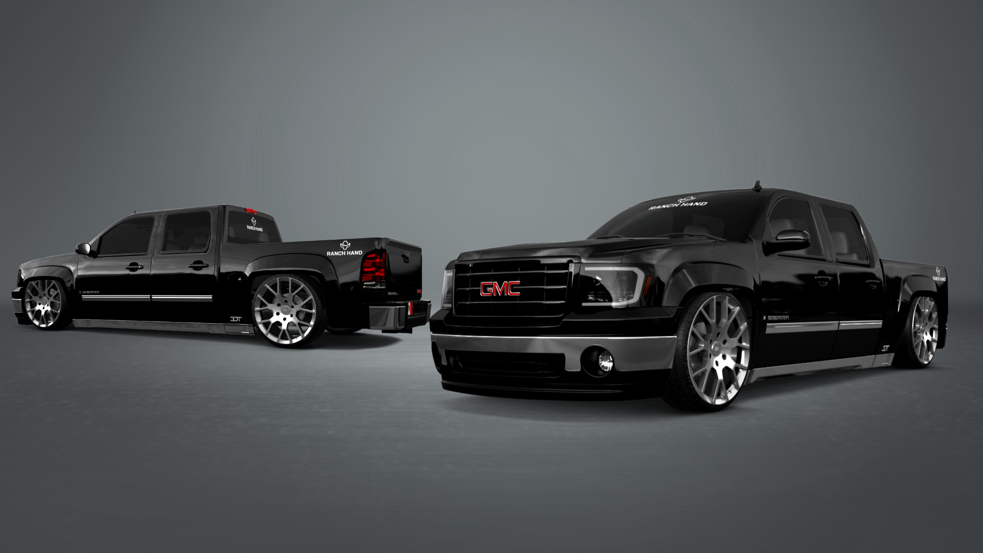 Tuning GMC Sierra 1500 Crew Cab 5.8 ft box 4 Door pickup truck 2007