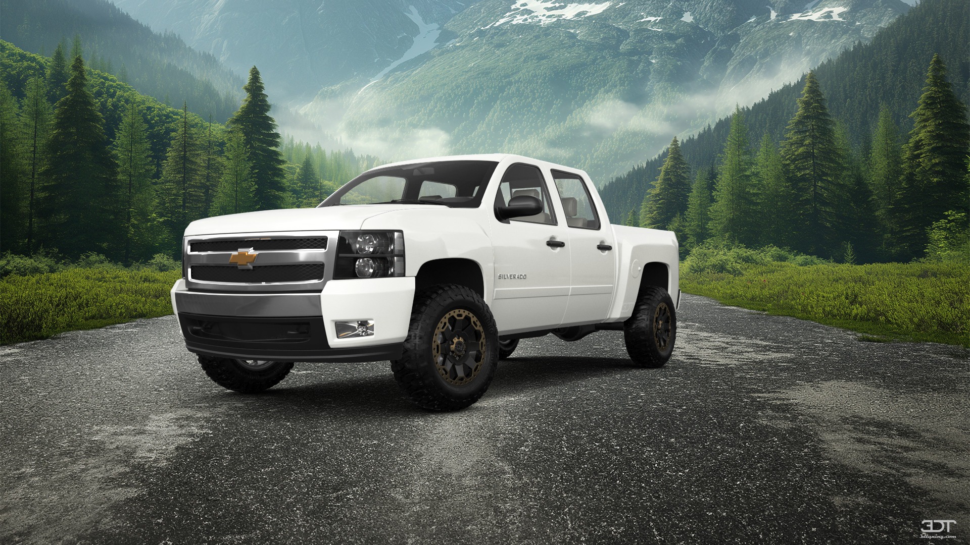 Chevrolet Silverado 1500 Crew Cab 4 Door pickup truck 2007