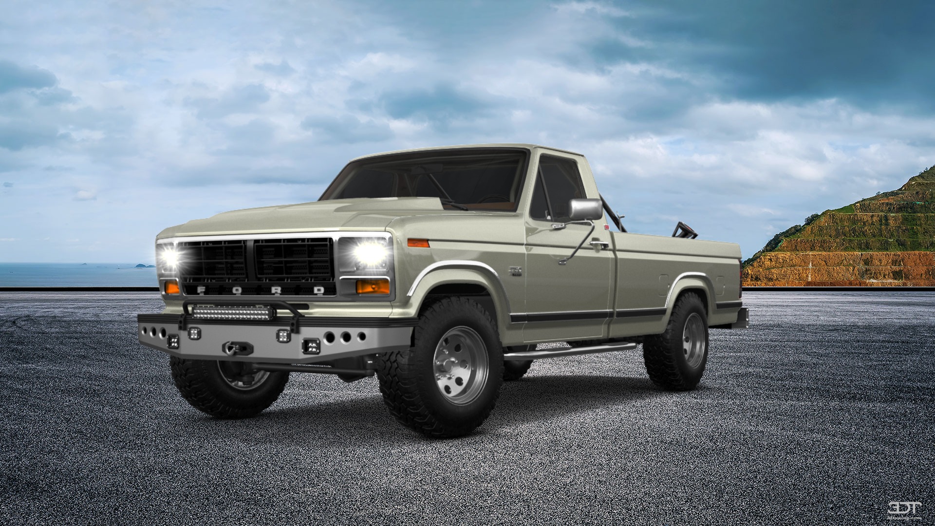 Ford F-150 2 Door pickup truck 1986 tuning