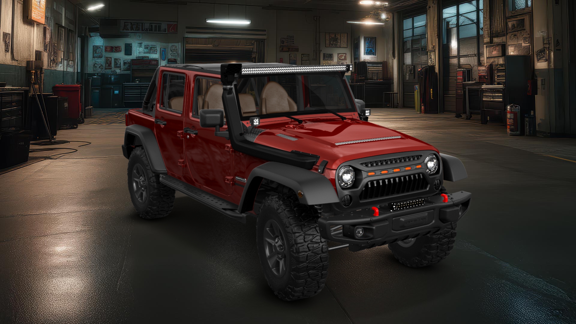 Jeep Wrangler Unlimited JK Rubicon Recon 4 Door SUV 2017