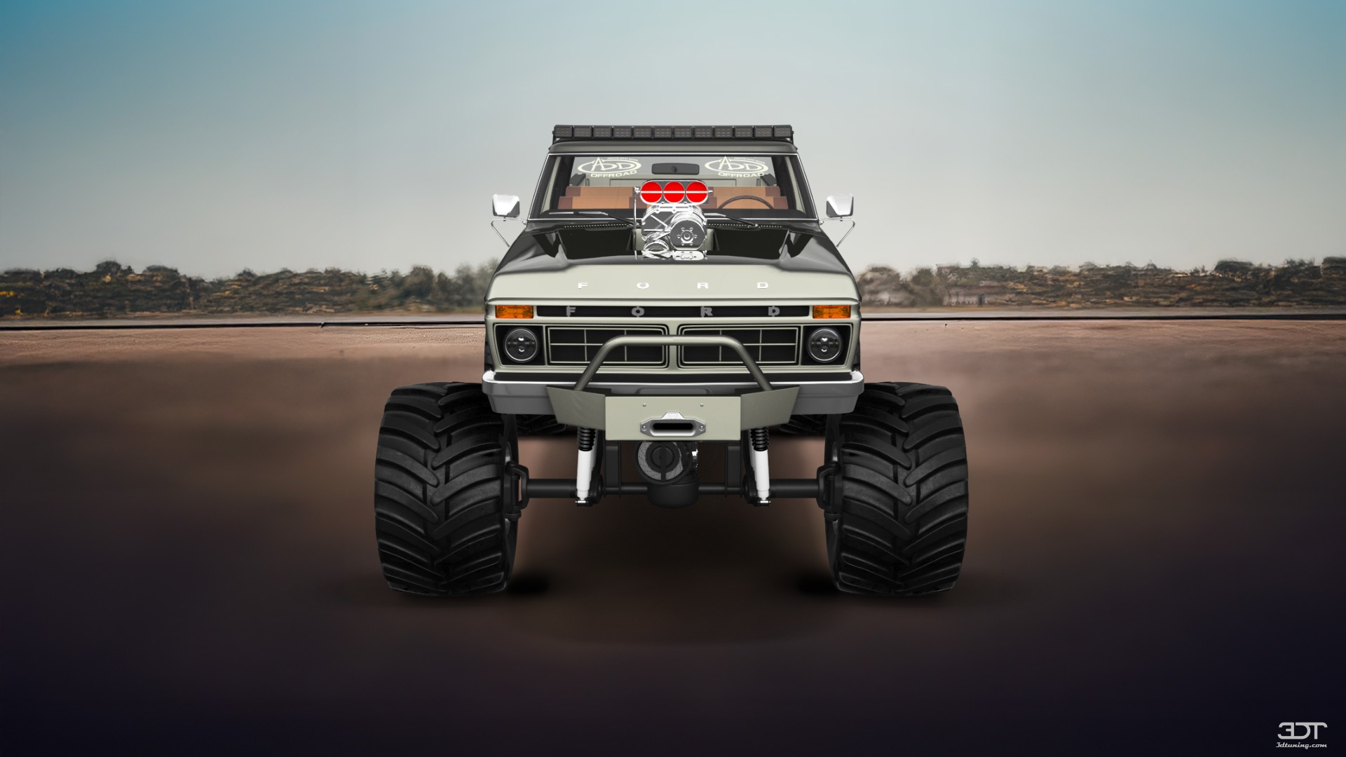 Ford F-350 Dually 4 Door pickup truck 1973