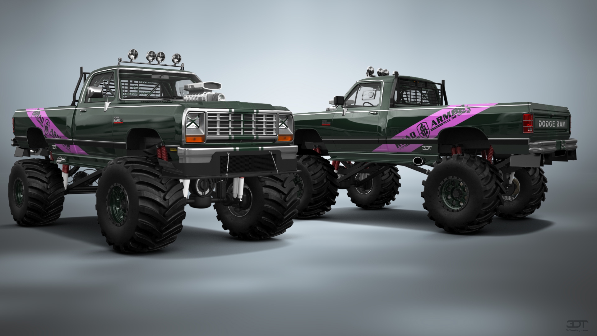 Dodge Ram 250 Regular Cab 2 Door pickup truck 1983 tuning