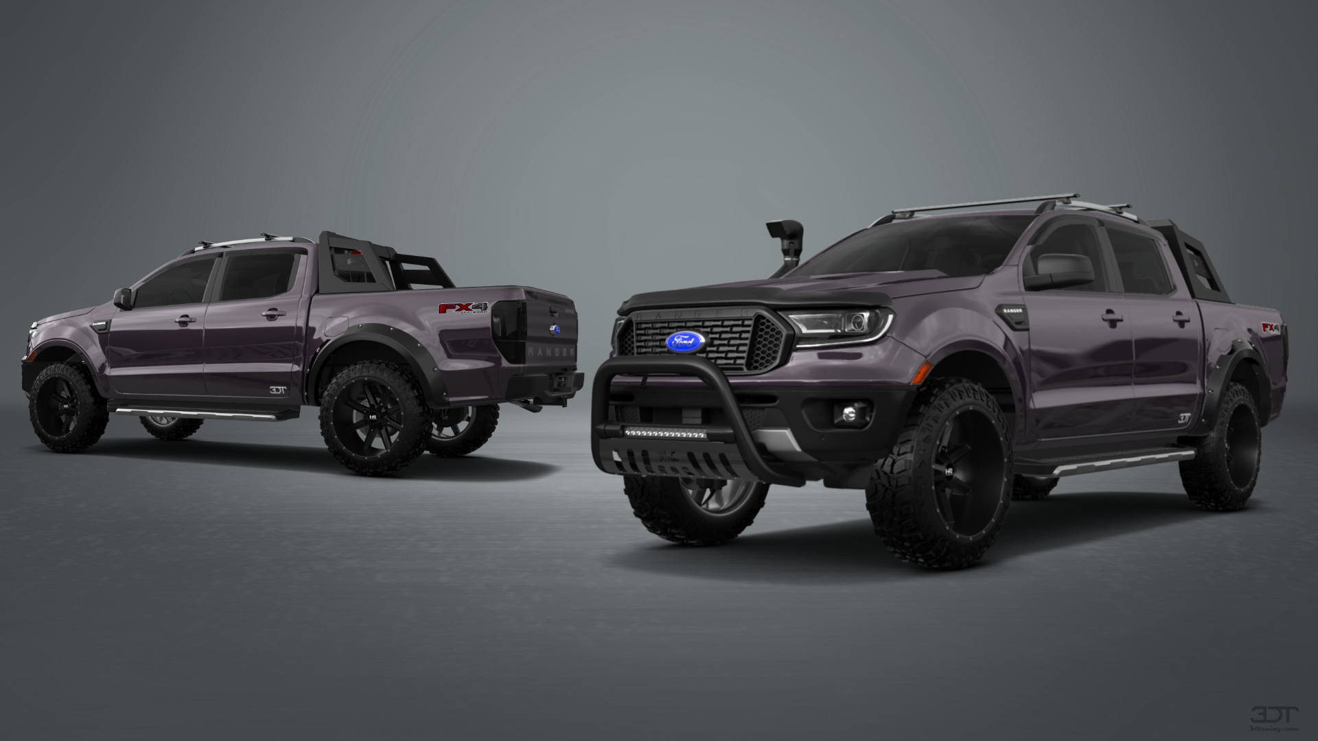 Ford Ranger 4 Door pickup truck 2019 tuning
