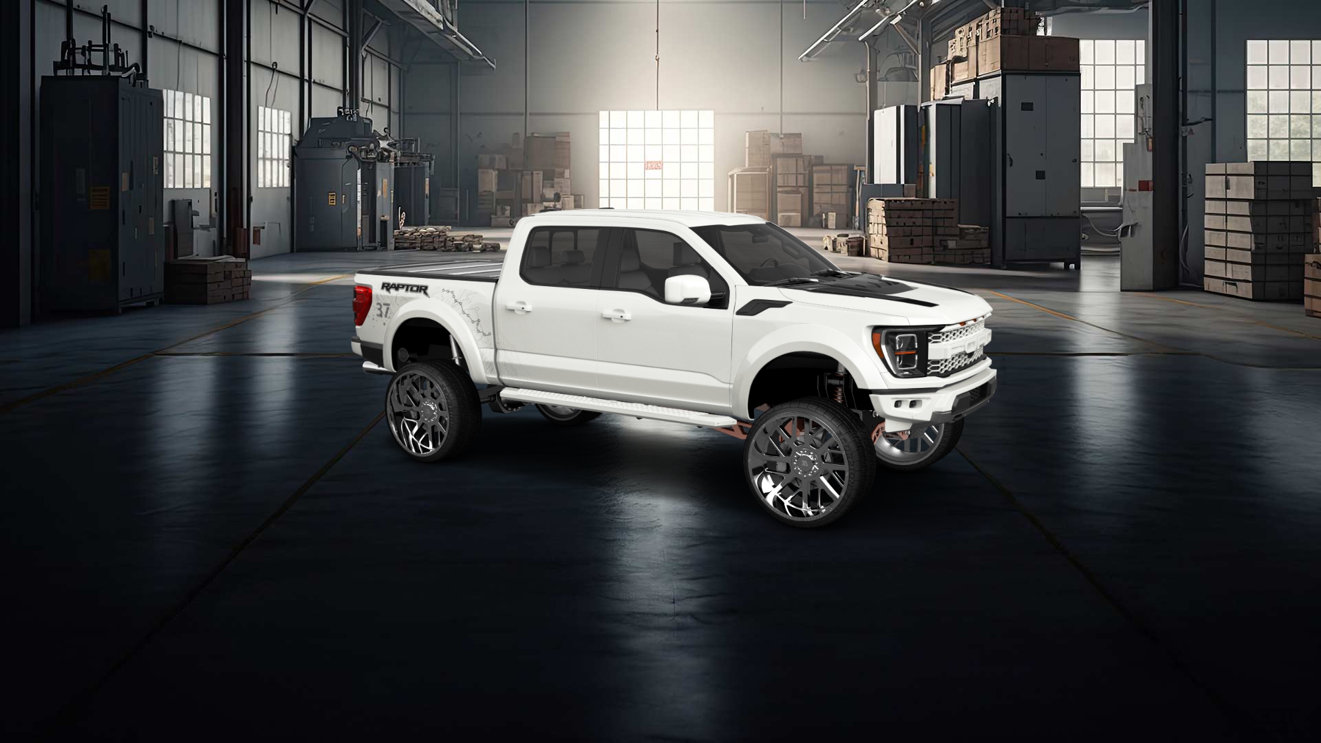Ford F-150 Raptor 4 Door pickup truck 2021